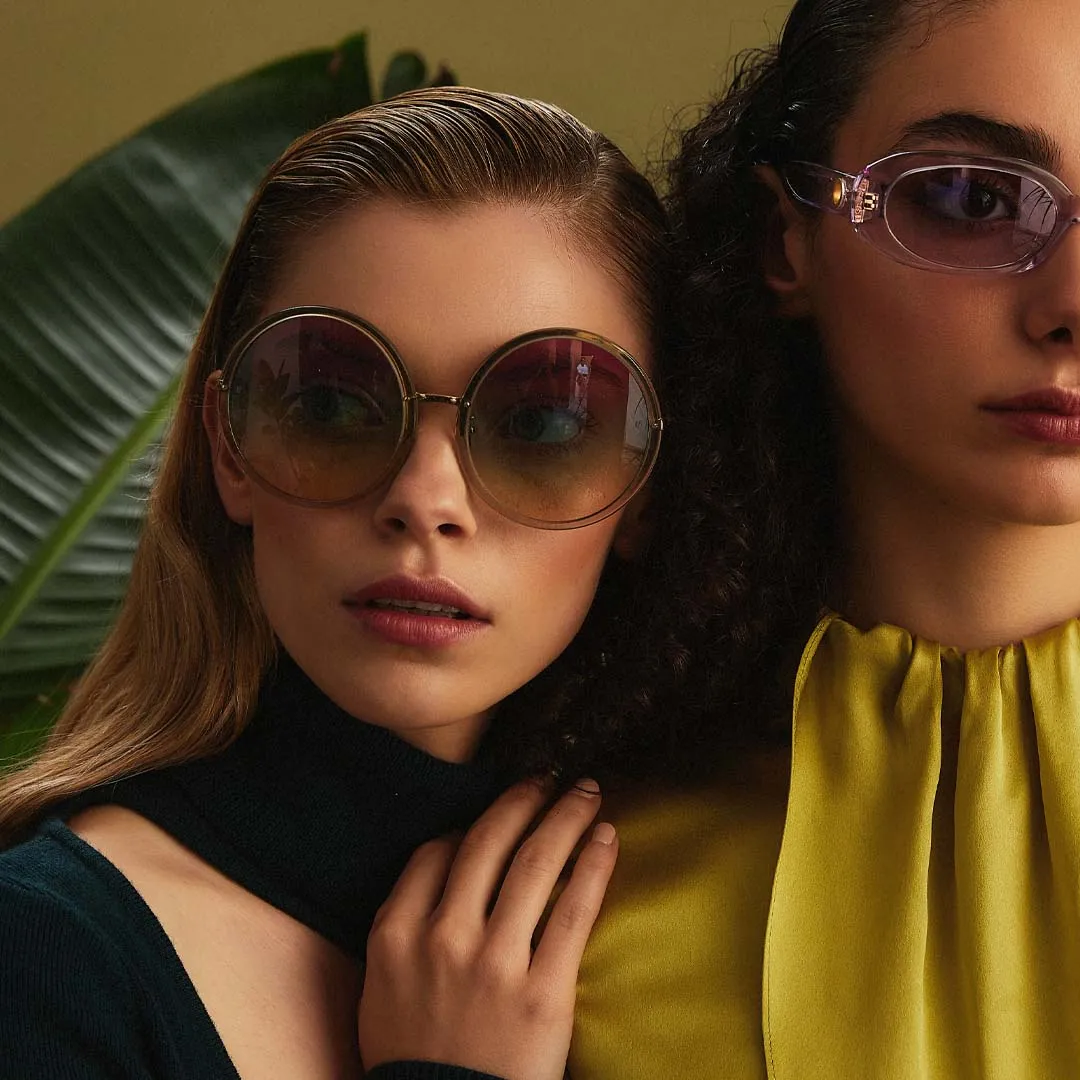 Kew Oversized Sunglasses in Truffle sold by Linda Farrow product image thumbnail 3