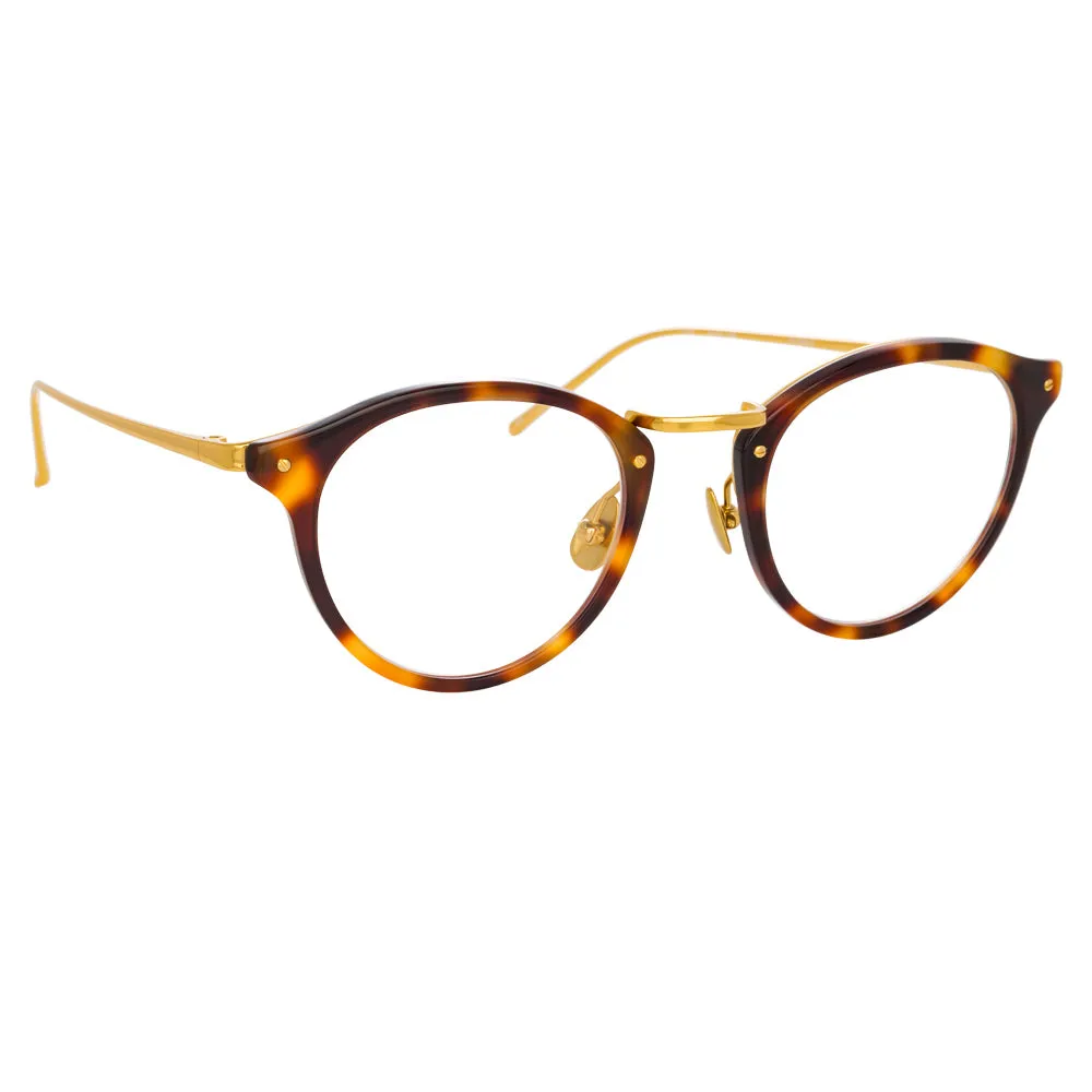 Linda Farrow Idriss C2 Oval Optical Frame sold by Linda Farrow product image thumbnail 2