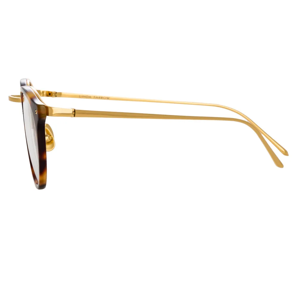 Linda Farrow Idriss C2 Oval Optical Frame sold by Linda Farrow product image thumbnail 3