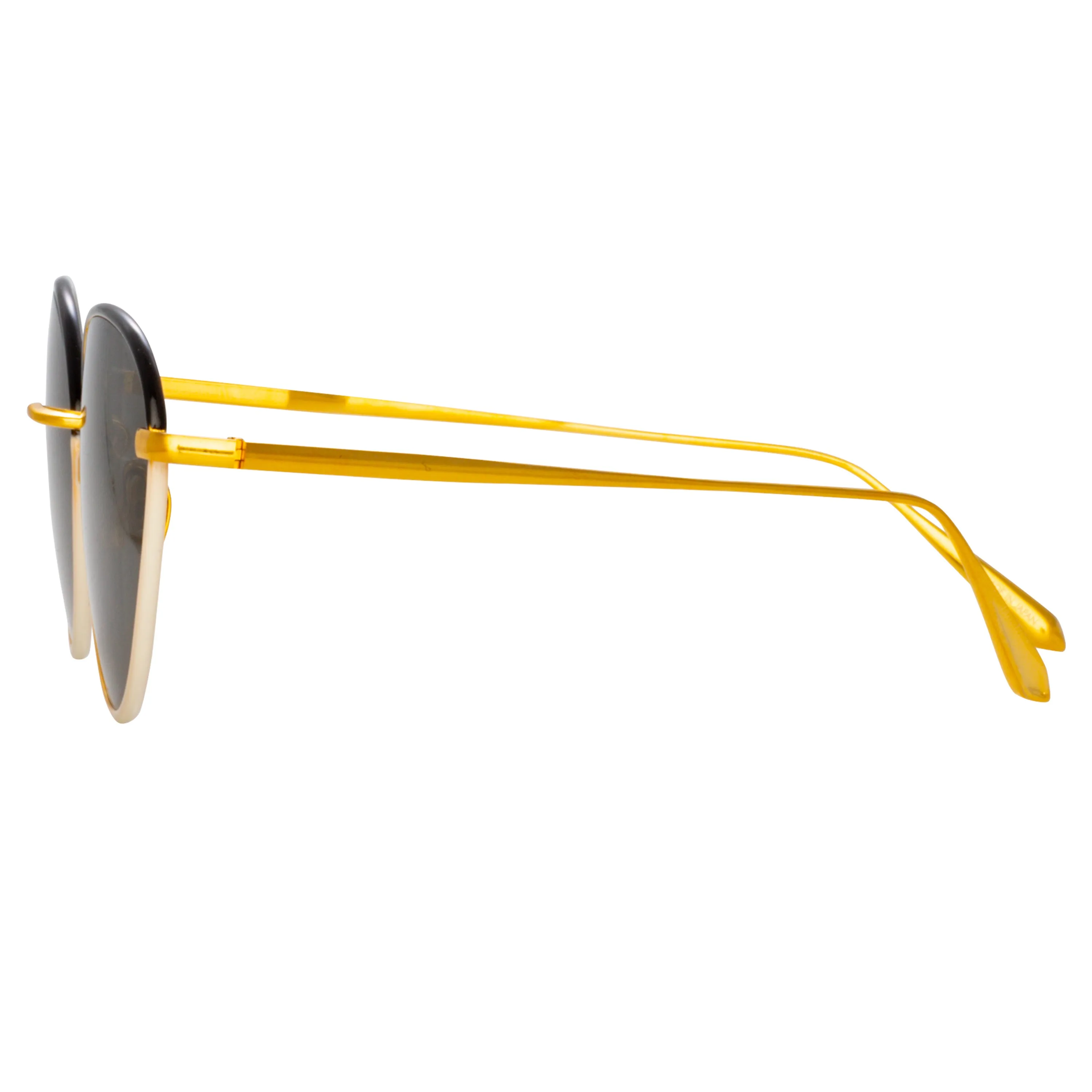 Regina Cat Eye Sunglasses in Black sold by Linda Farrow product image thumbnail 4