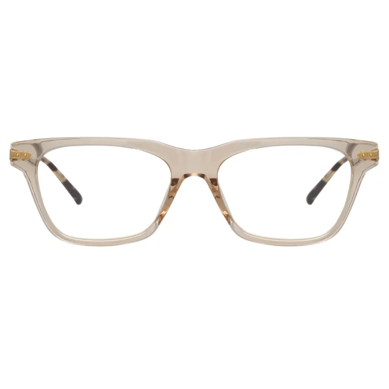 Mae A Cat Eye Optical Frame in Ash sold by Linda Farrow