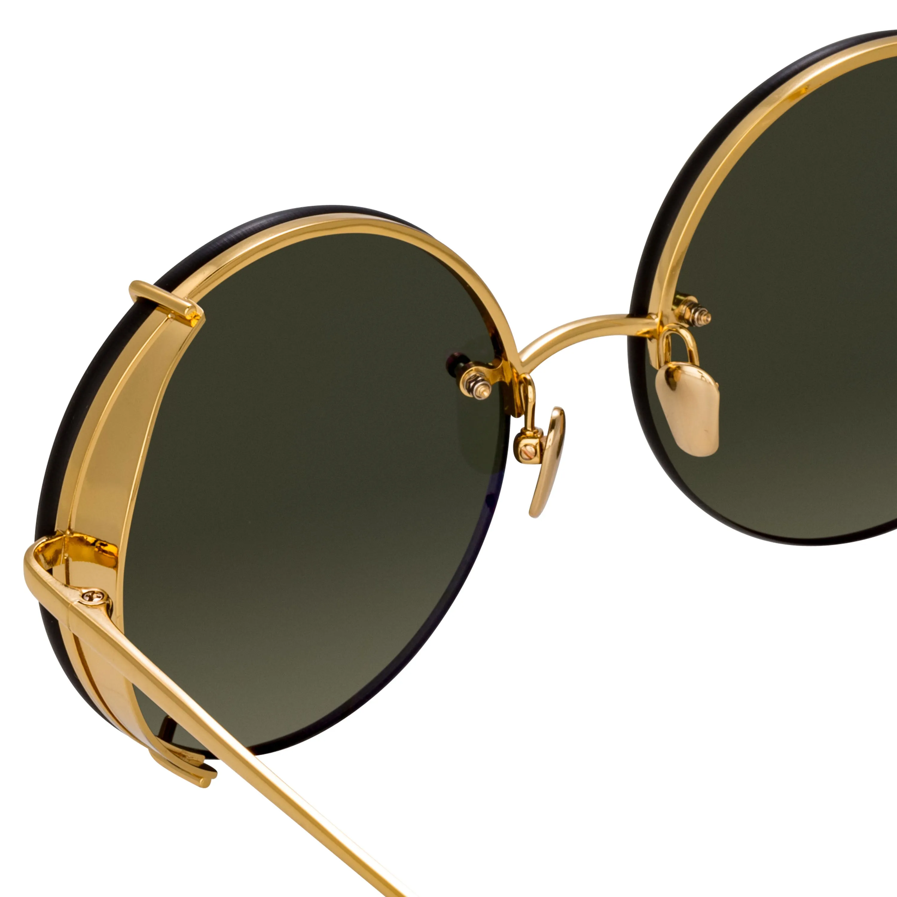 Linda Farrow 728 C4 Round Sunglasses sold by Linda Farrow product image thumbnail 5