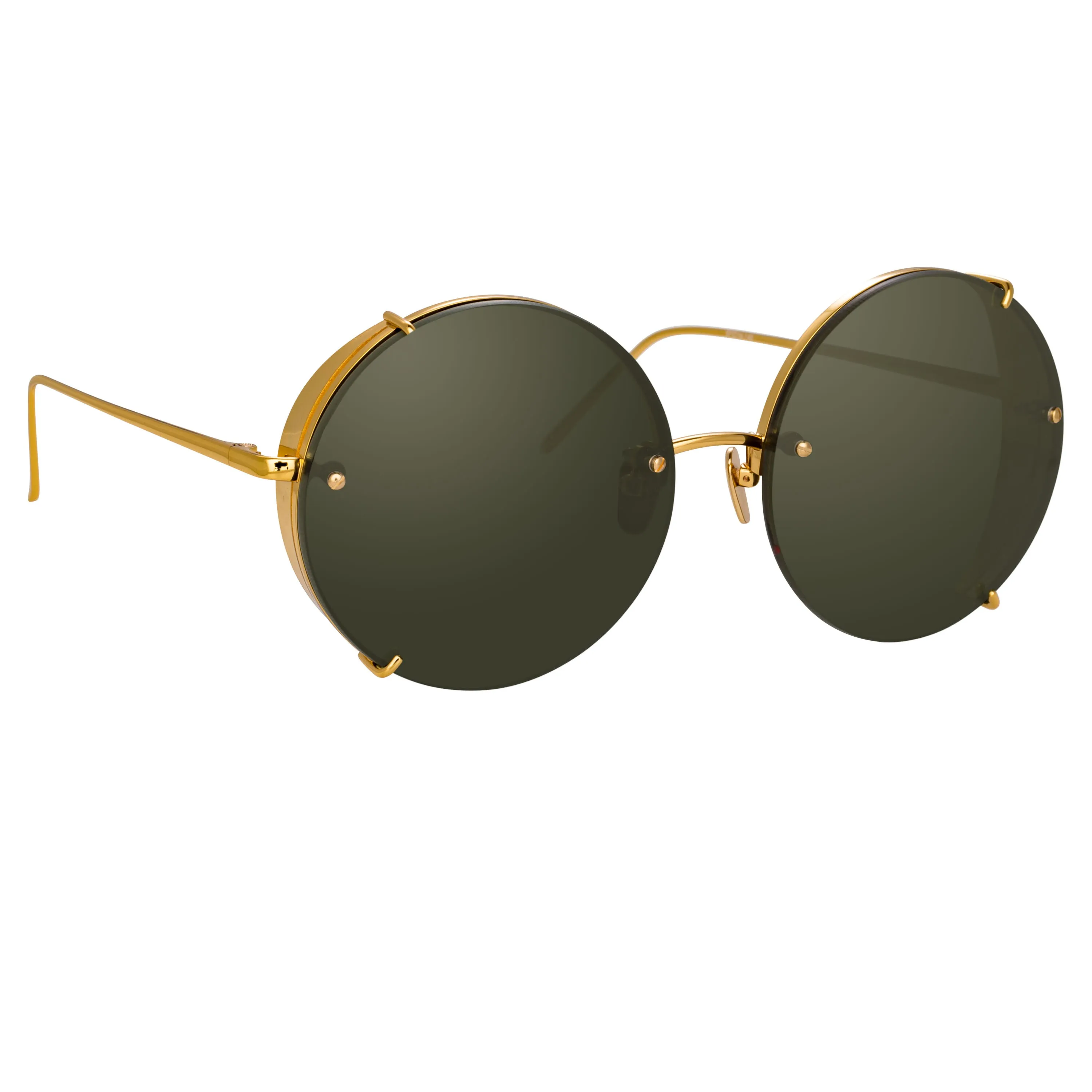 Linda Farrow 728 C4 Round Sunglasses sold by Linda Farrow product image thumbnail 3