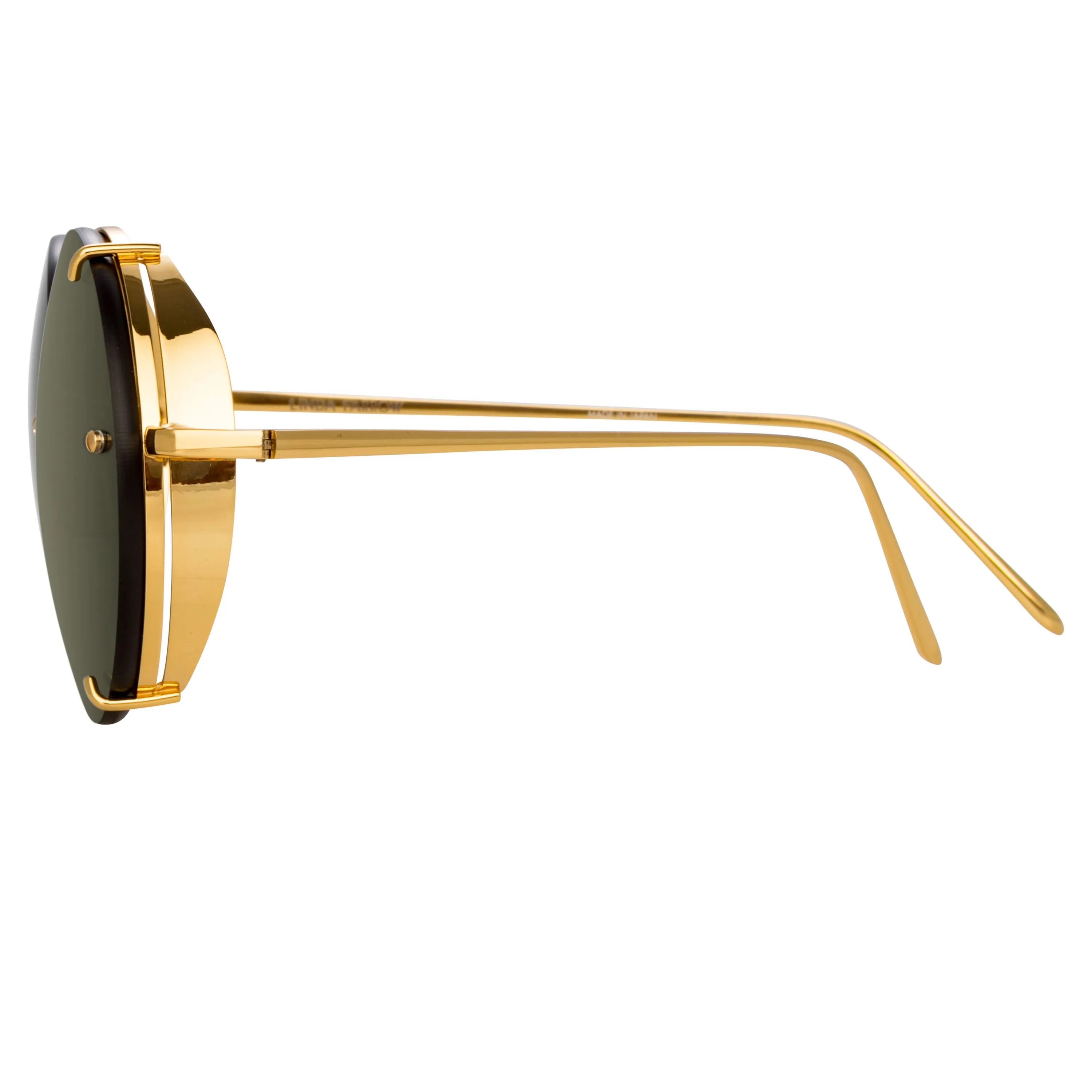 Linda Farrow 728 C4 Round Sunglasses sold by Linda Farrow product image thumbnail 4