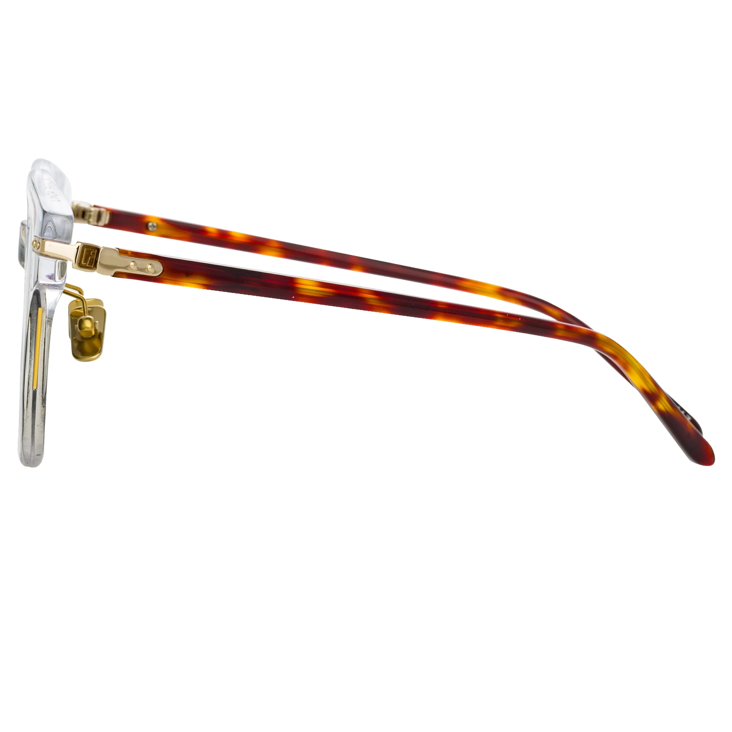 Atkins A D-Frame Sunglasses in Clear sold by Linda Farrow product image thumbnail 3