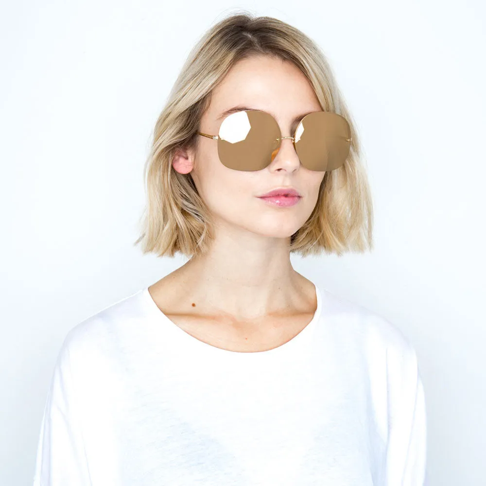 Linda Farrow 564 C1 Oversized Sunglasses sold by Linda Farrow product image thumbnail 5