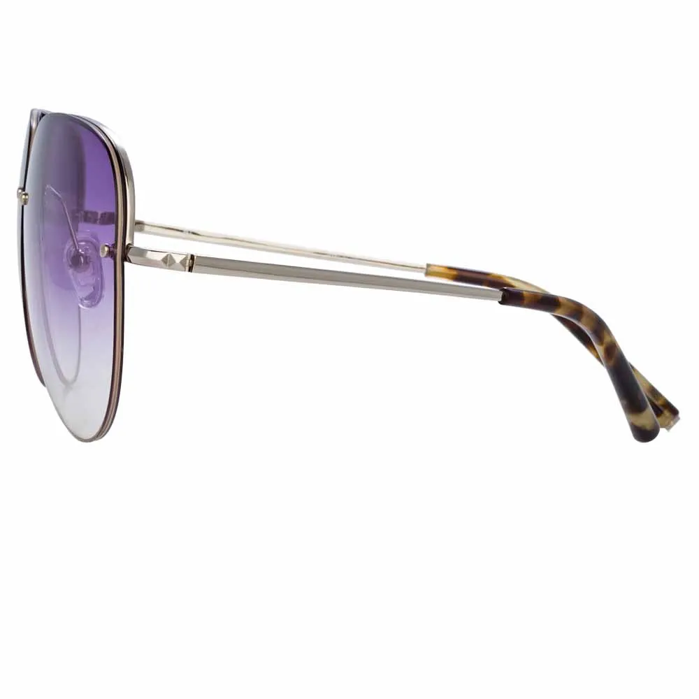 Matthew Williamson Clover C5 Aviator Sunglasses sold by Linda Farrow product image thumbnail 3