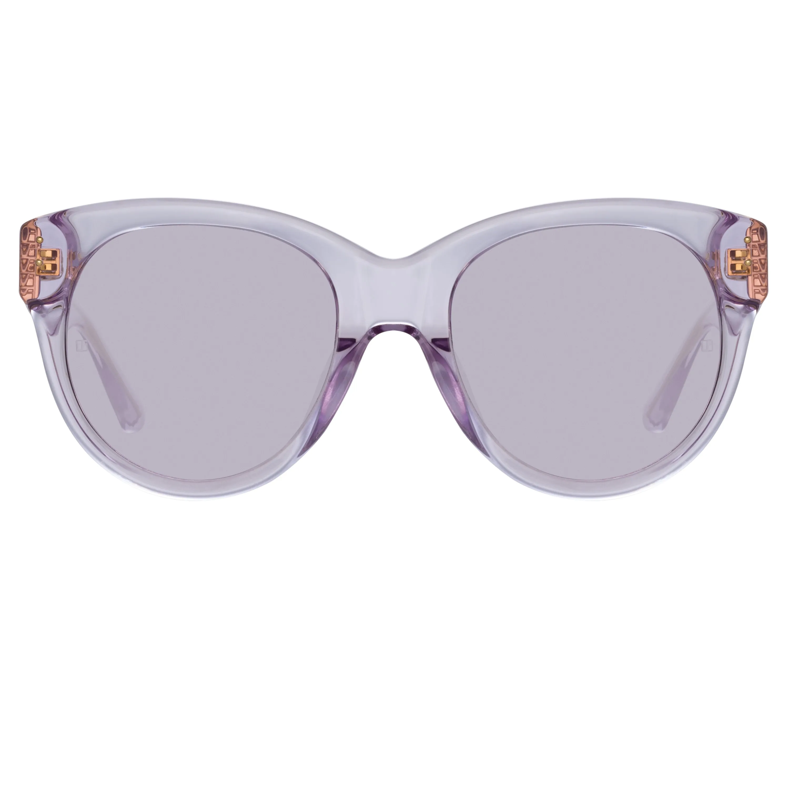 Madi Oversized Sunglasses in Lilac sold by Linda Farrow product image thumbnail 2