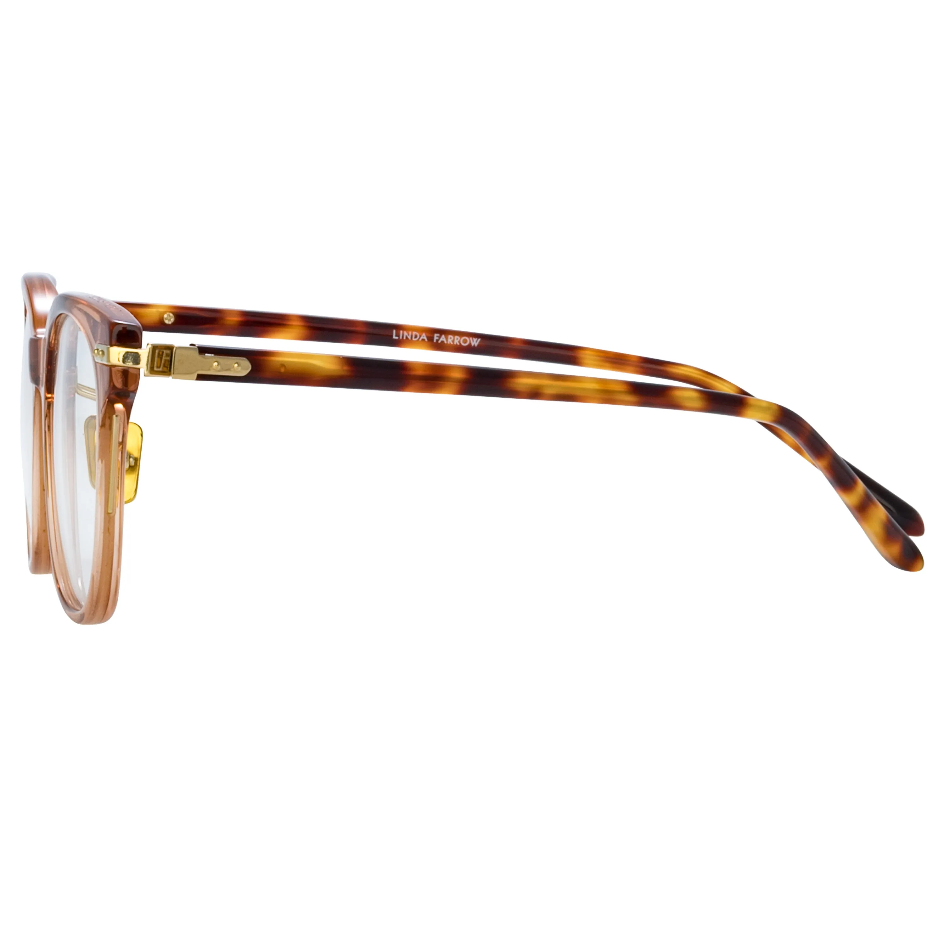 Men's Arch Optical D-Frame in Toffee (Asian Fit) sold by Linda Farrow product image thumbnail 4