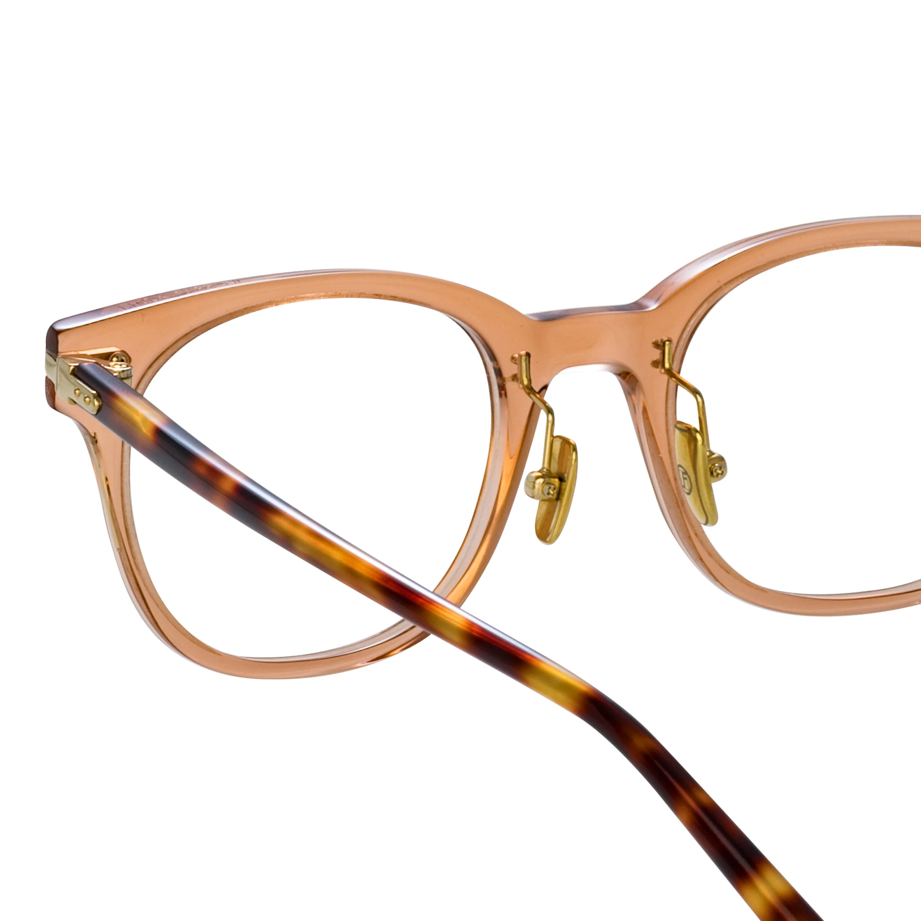 Men's Arch Optical D-Frame in Toffee (Asian Fit) sold by Linda Farrow product image thumbnail 5