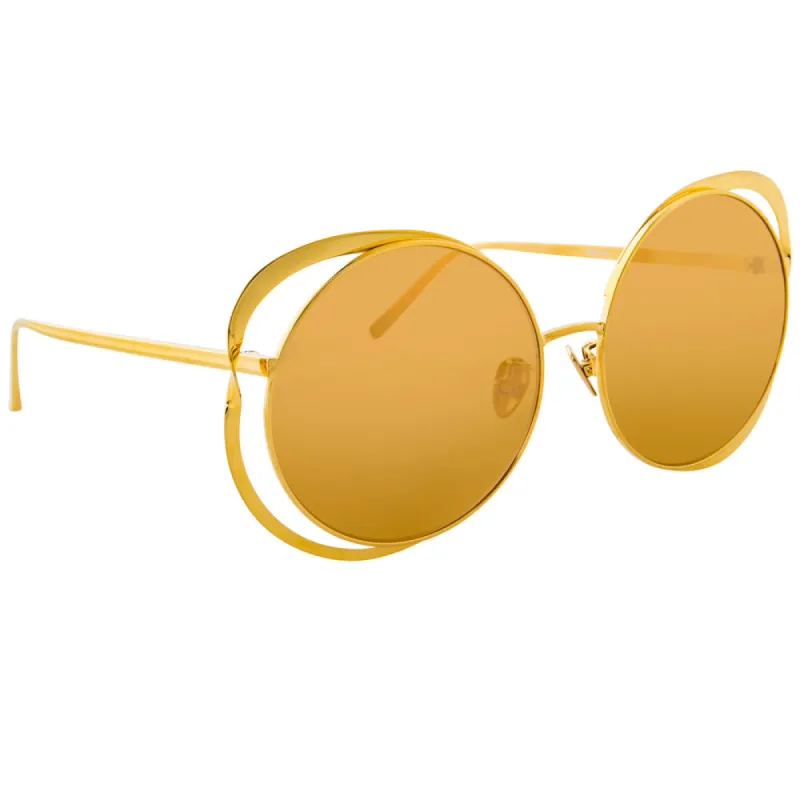 Linda Farrow 659 C1 Round Sunglasses sold by Linda Farrow