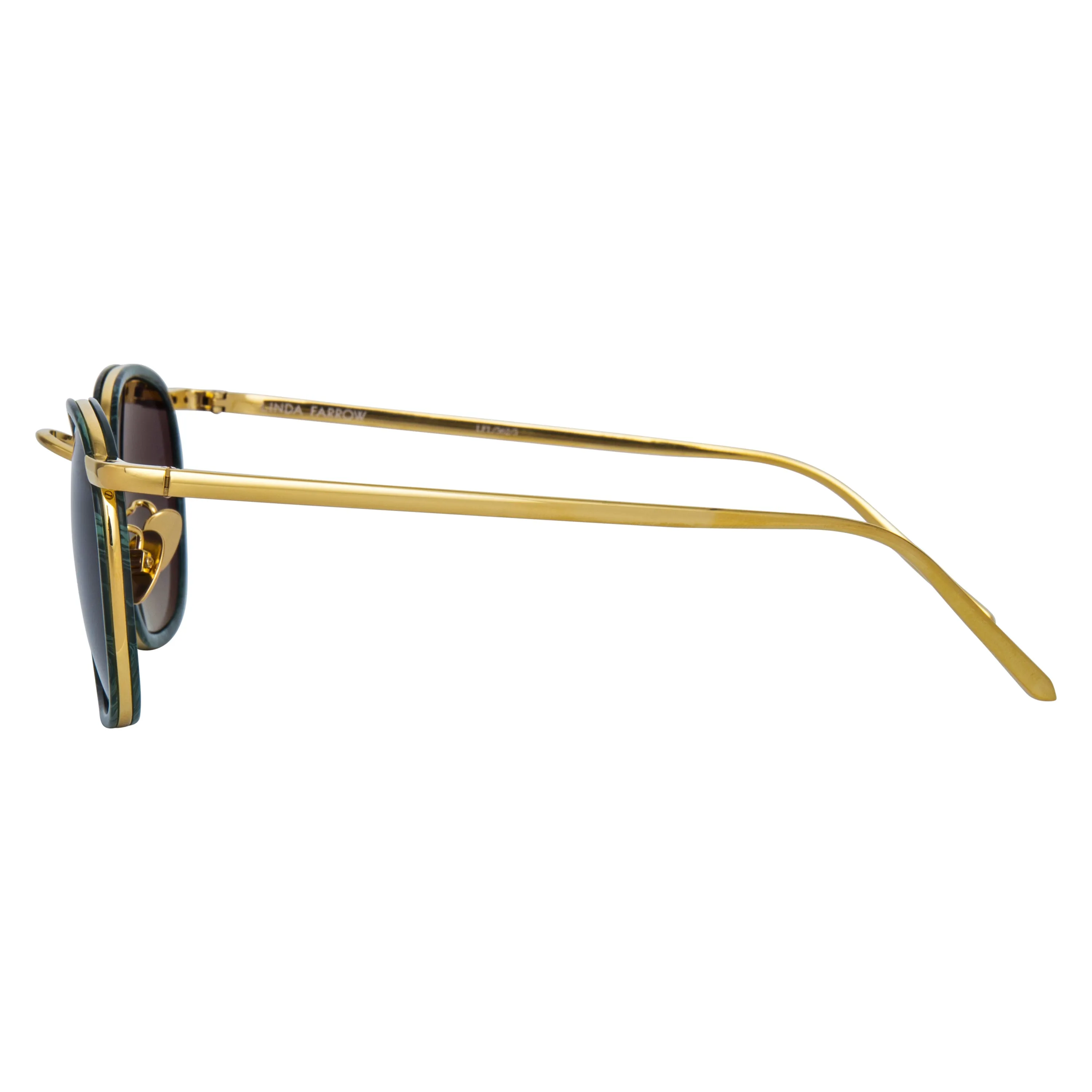 Linda Farrow 562 C5 Oval Sunglasses sold by Linda Farrow product image thumbnail 4