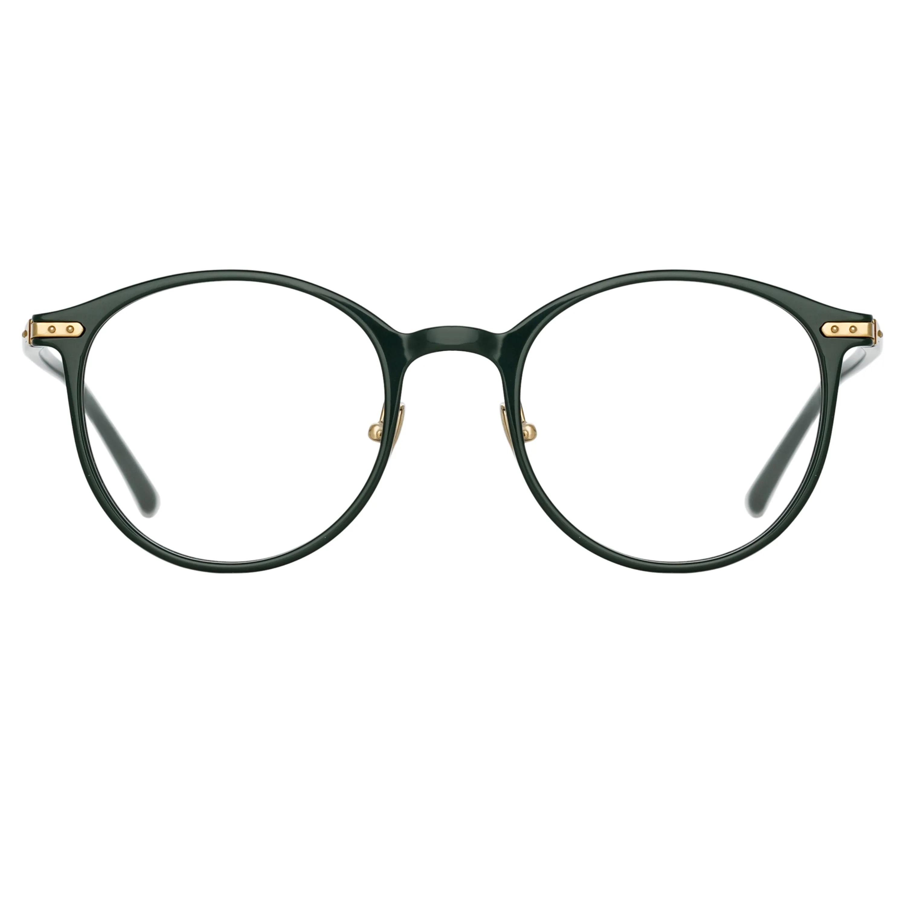 Forster A Oval Optical Frame in Green sold by Linda Farrow product image thumbnail 2