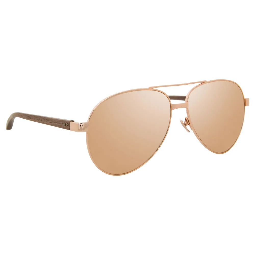 Linda Farrow 533 C3 Aviator Sunglasses sold by Linda Farrow product image thumbnail 2
