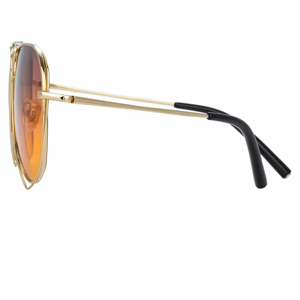 Matthew Williamson Heather C7 Aviator Sunglasses sold by Linda Farrow product image thumbnail 3