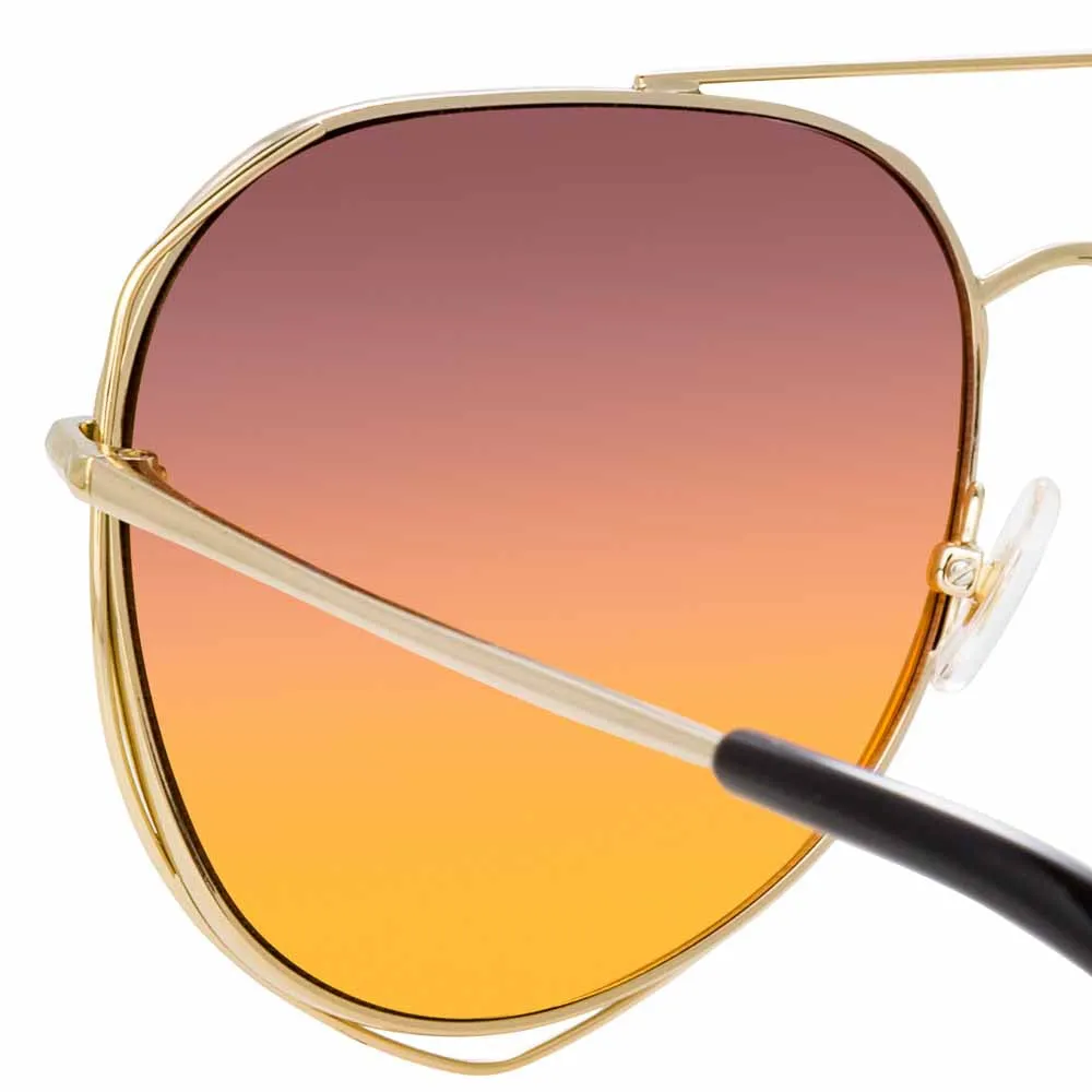 Matthew Williamson Heather C7 Aviator Sunglasses sold by Linda Farrow product image thumbnail 4