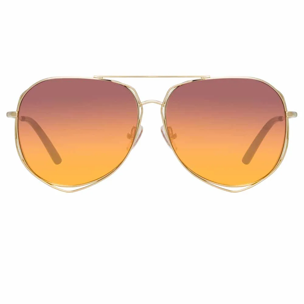 Matthew Williamson Heather C7 Aviator Sunglasses sold by Linda Farrow