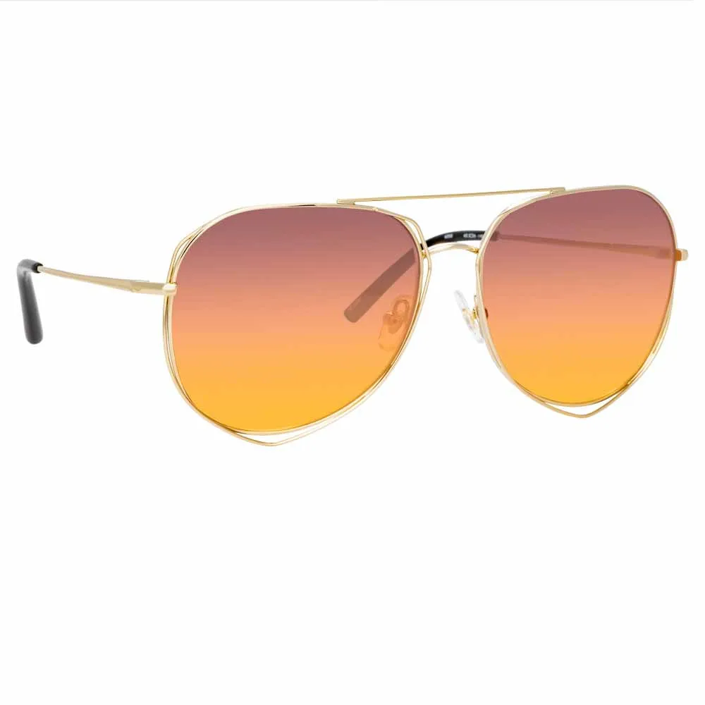 Matthew Williamson Heather C7 Aviator Sunglasses sold by Linda Farrow product image thumbnail 2