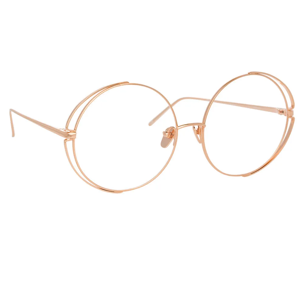Linda Farrow Farah C11 Round Optical Frame sold by Linda Farrow product image thumbnail 2