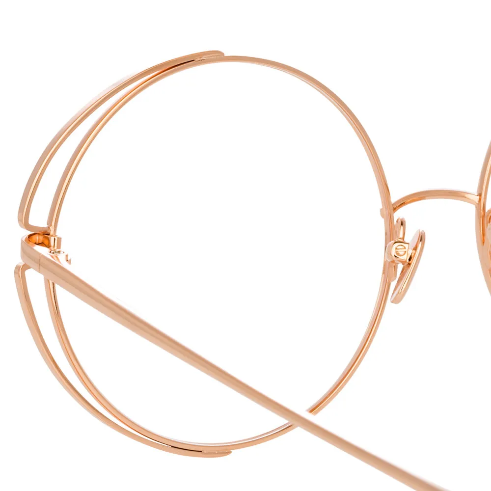 Linda Farrow Farah C11 Round Optical Frame sold by Linda Farrow product image thumbnail 4