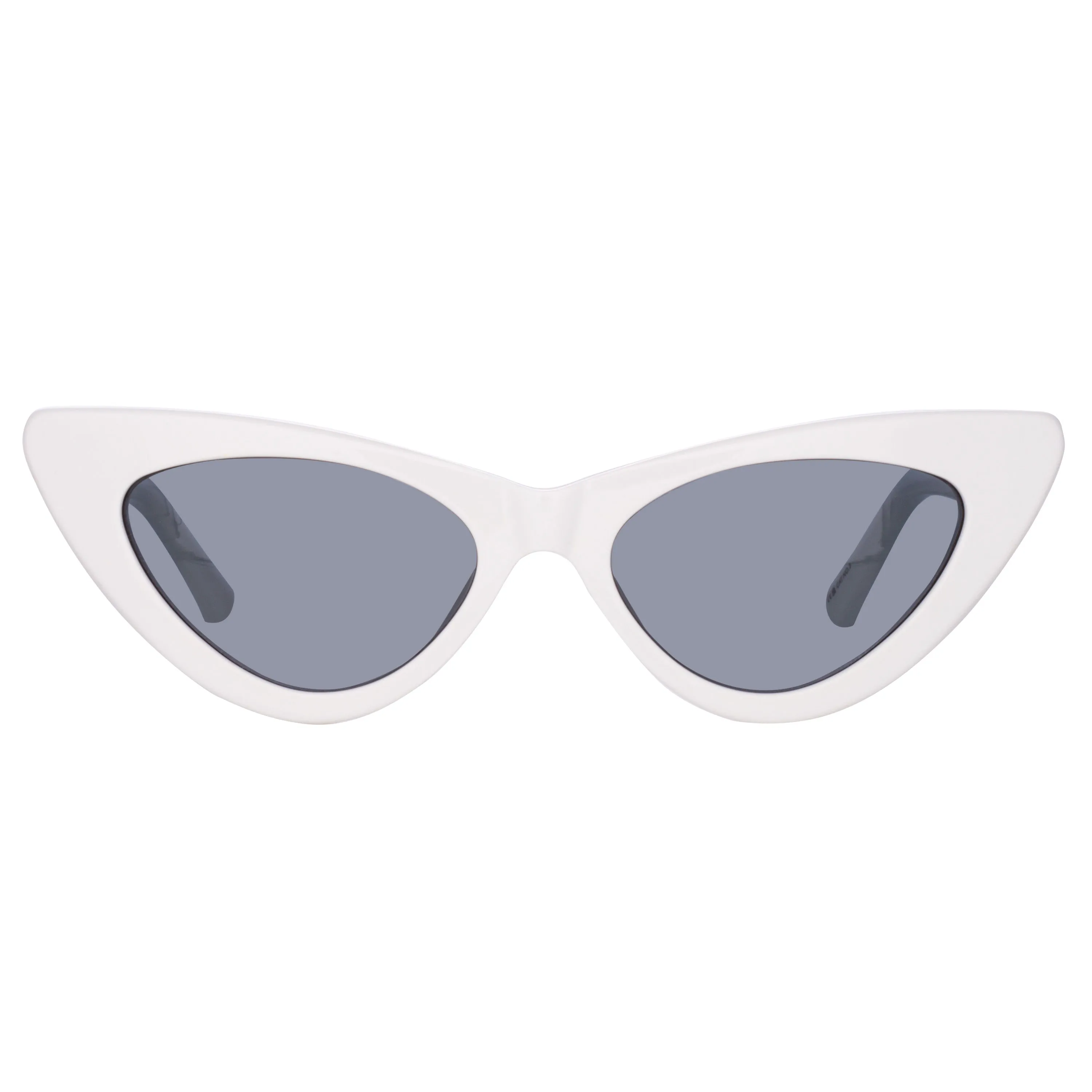The Attico Dora D-Frame Sunglasses in White sold by Linda Farrow product image thumbnail 2