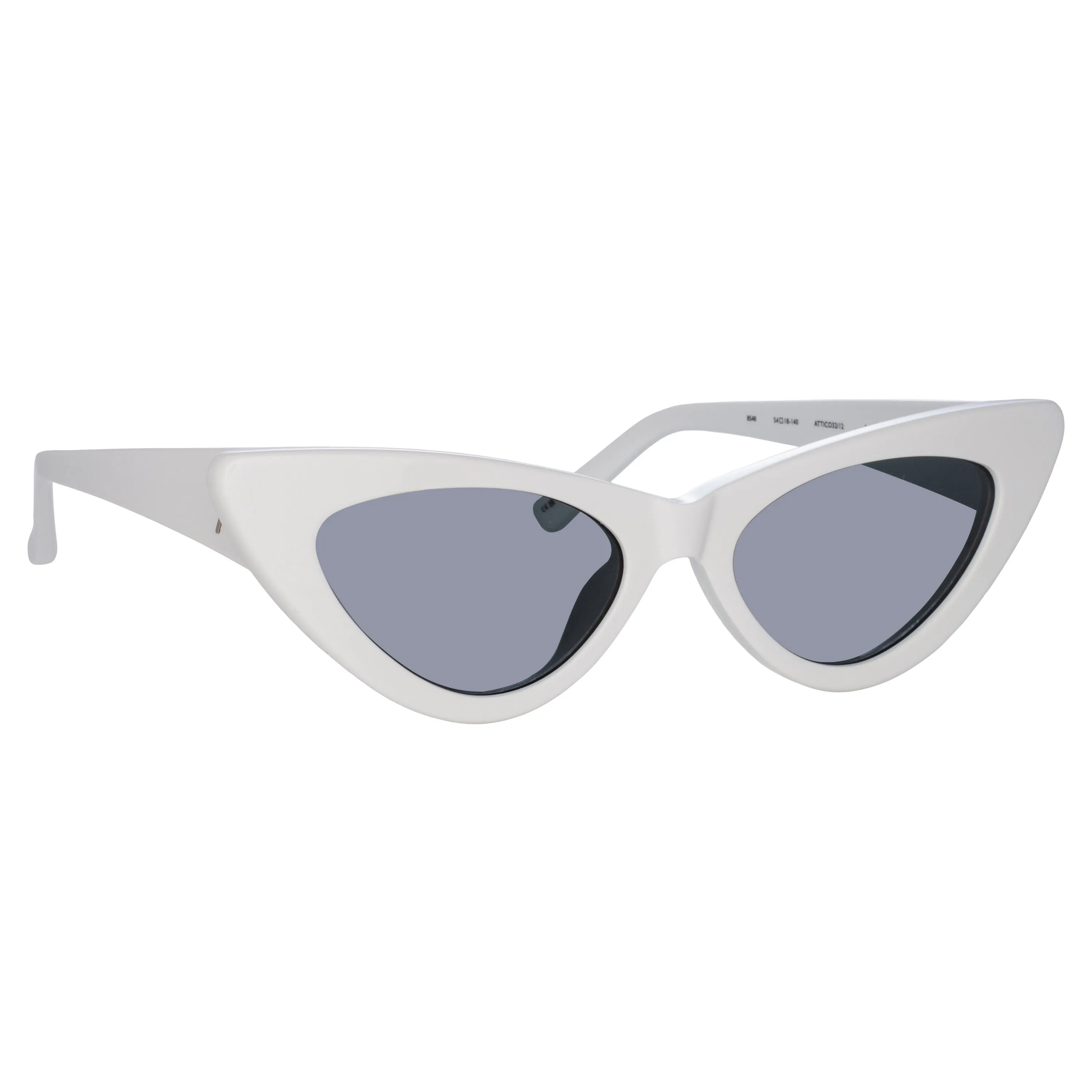 The Attico Dora D-Frame Sunglasses in White sold by Linda Farrow product image thumbnail 3