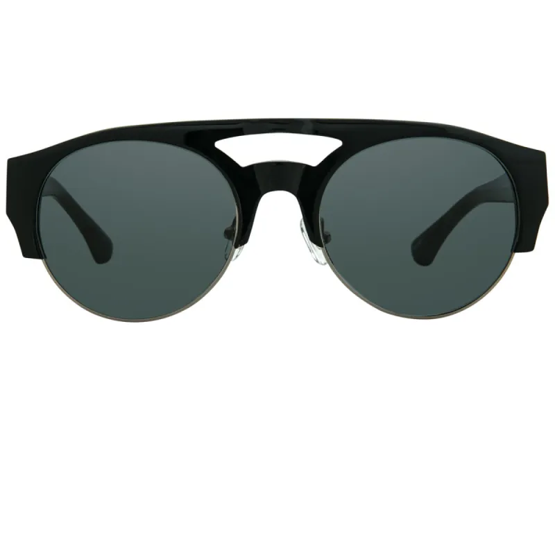 Dries Van Noten 152 C4 Oval Sunglasses sold by Linda Farrow