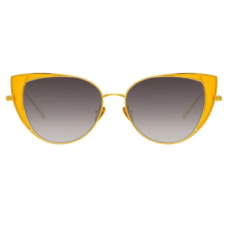 Linda Farrow Des Vouex C3 Cat Eye Sunglasses sold by Linda Farrow