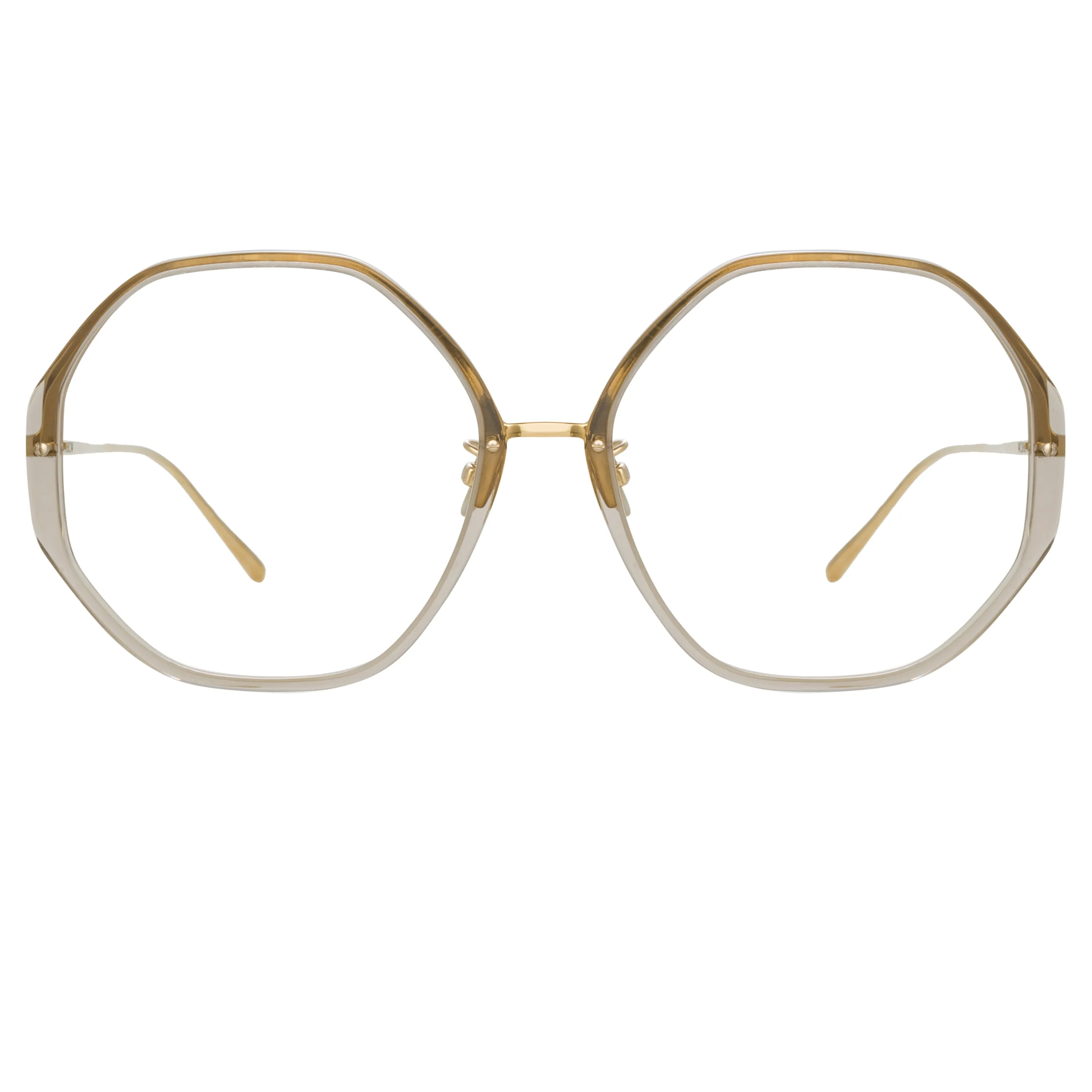 Alona Oversized Optical Frame in Truffle sold by Linda Farrow product image thumbnail 2