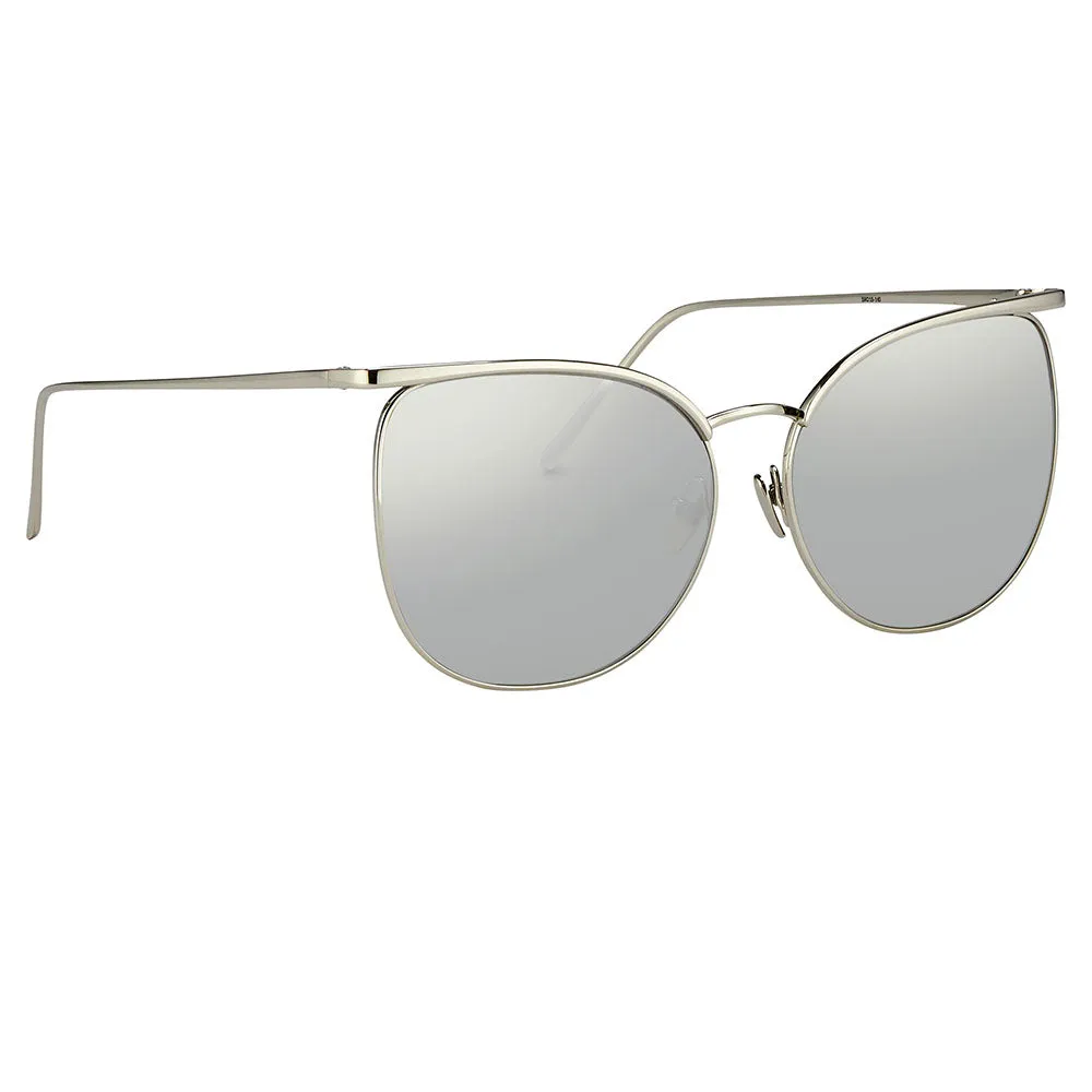 Linda Farrow 509 C2 Browline Sunglasses sold by Linda Farrow product image thumbnail 2