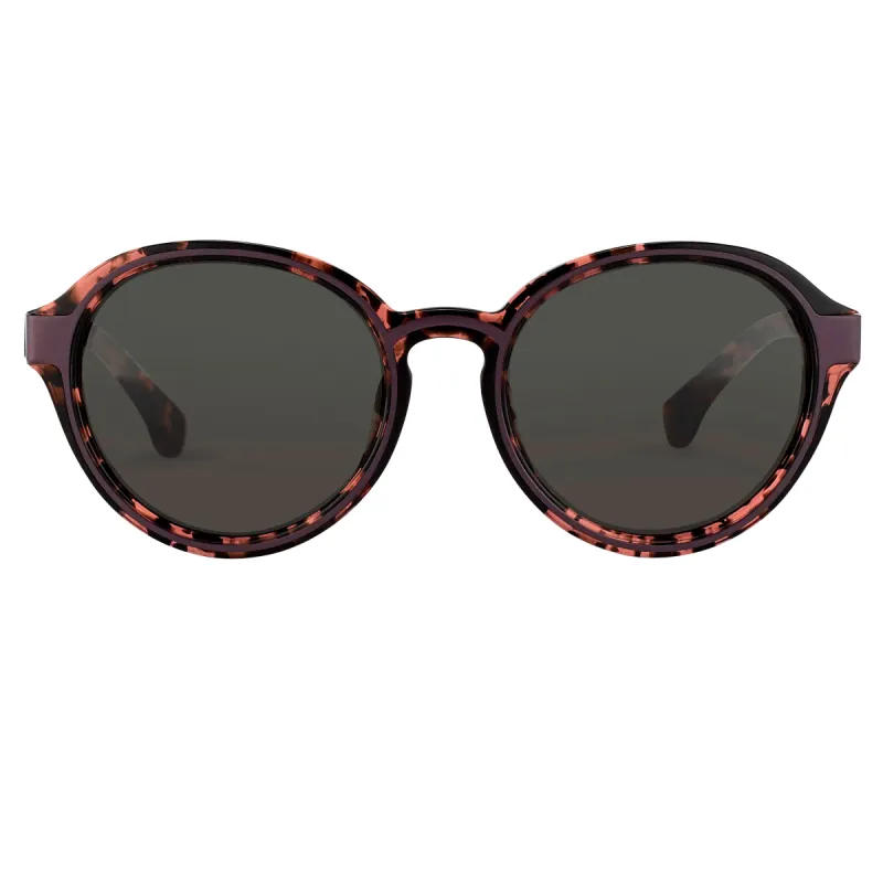 Dries Van Noten Oval Sunglasses in Rose sold by Linda Farrow