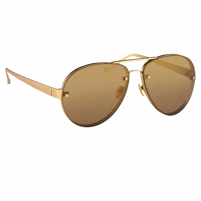 Copy of Linda Farrow 375 C9 Aviator Sunglasses sold by Linda Farrow
