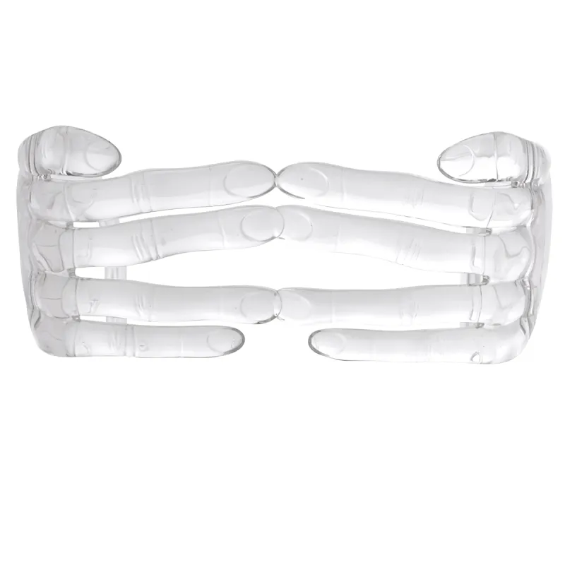 Jeremy Scott Hands Sunglasses in Clear sold by Linda Farrow