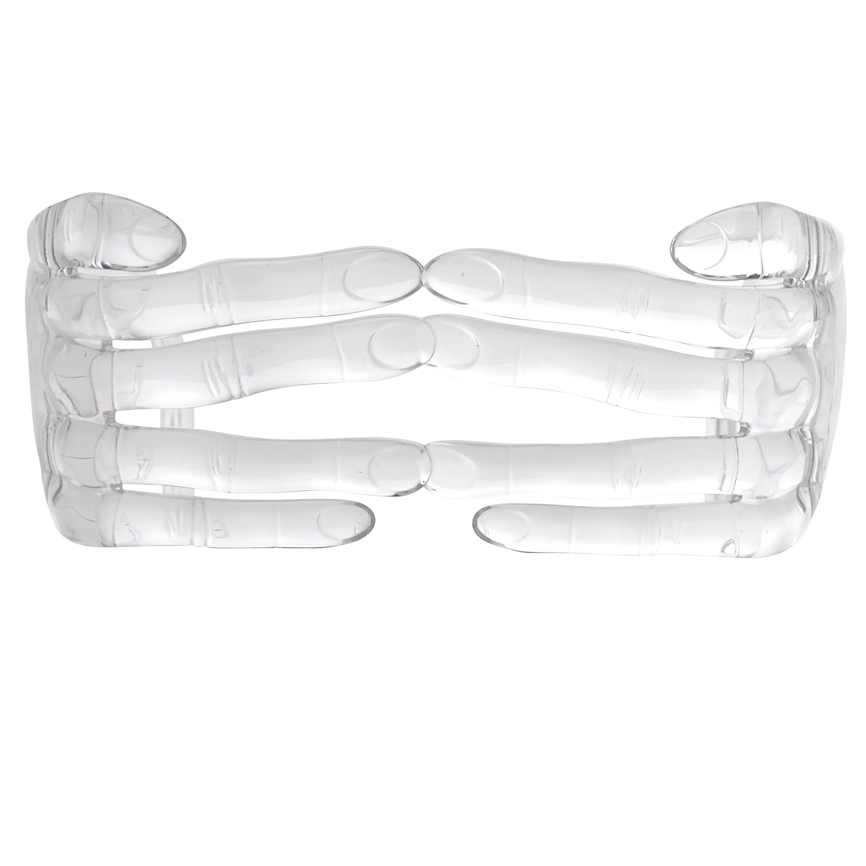 Jeremy Scott Hands Sunglasses in Clear sold by Linda Farrow