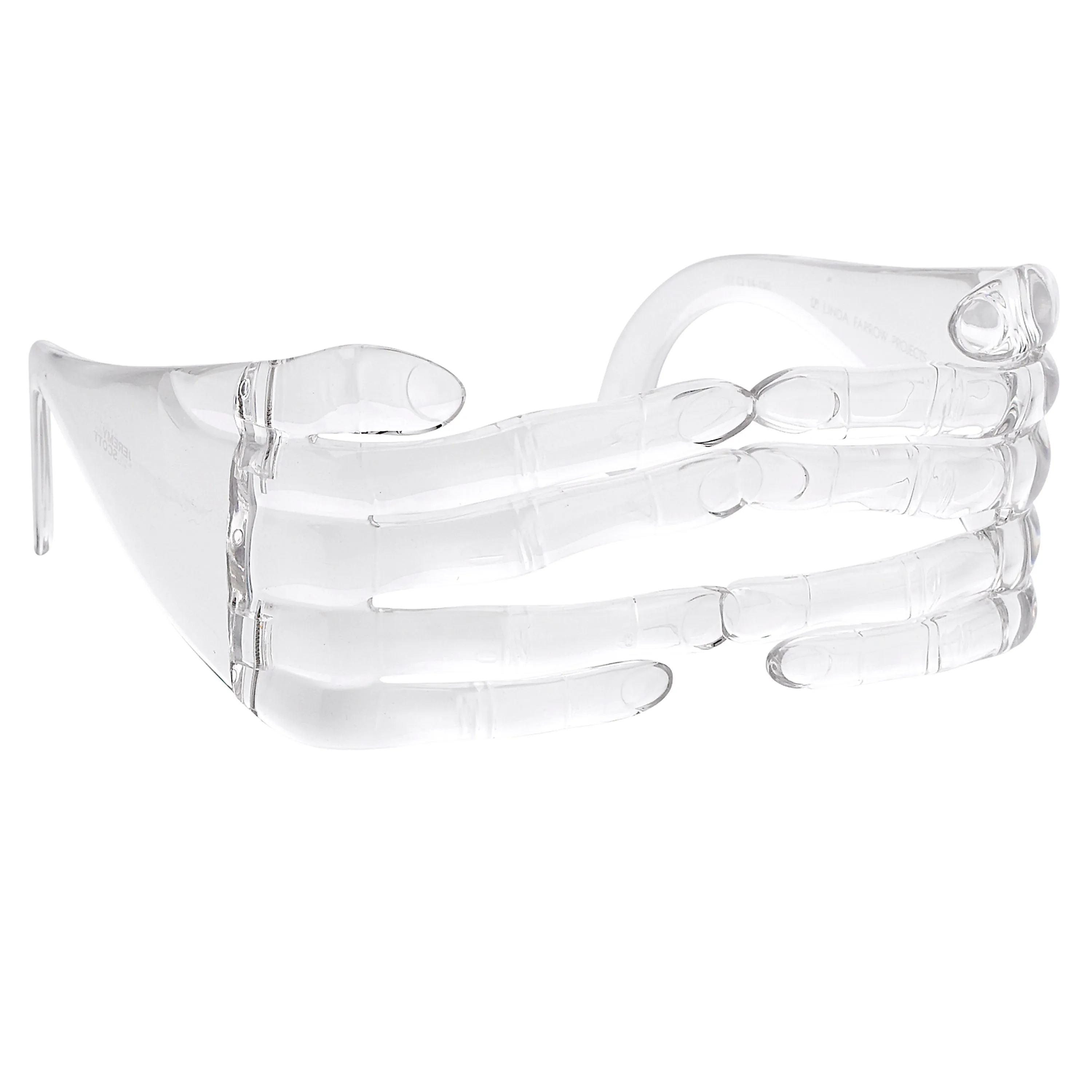 Jeremy Scott Hands Sunglasses in Clear sold by Linda Farrow product image thumbnail 2