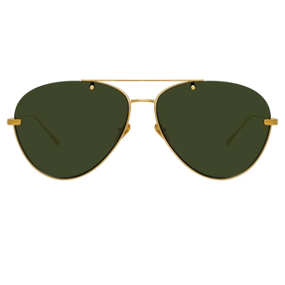 Linda Farrow Pine C4 Aviator Sunglasses sold by Linda Farrow
