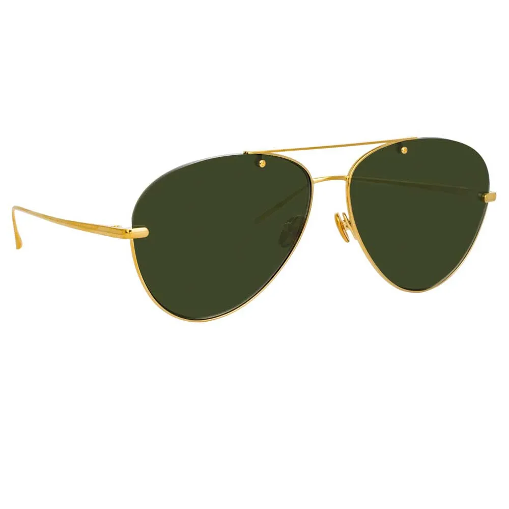 Linda Farrow Pine C4 Aviator Sunglasses sold by Linda Farrow product image thumbnail 2