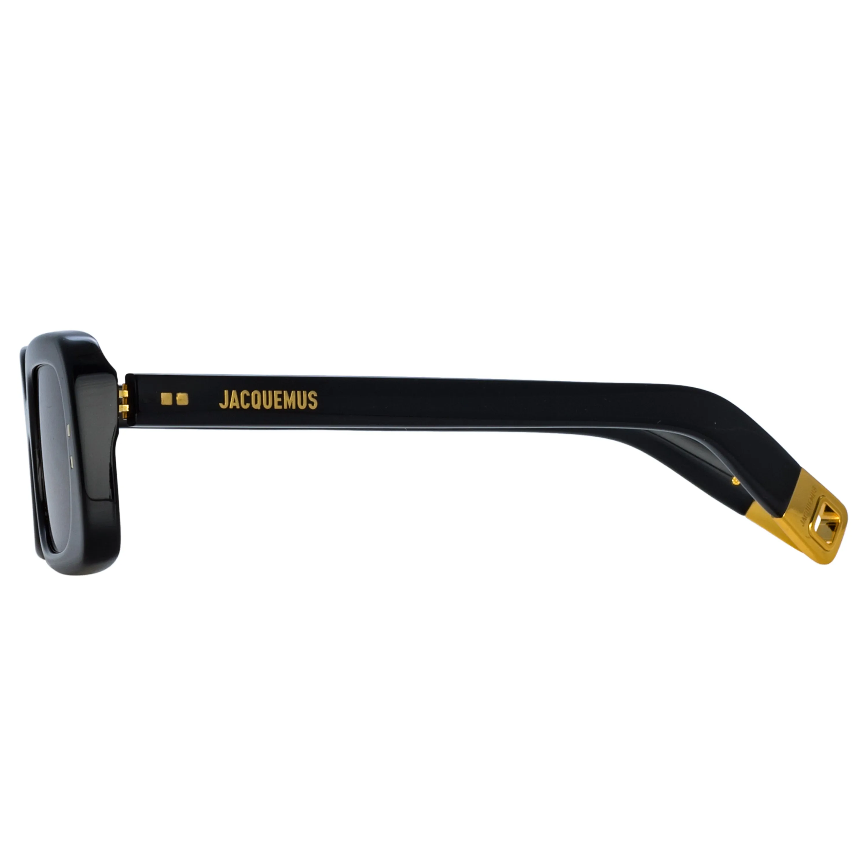 Azzurro Rectangular Sunglasses in Black by Jacquemus sold by Linda Farrow product image thumbnail 4