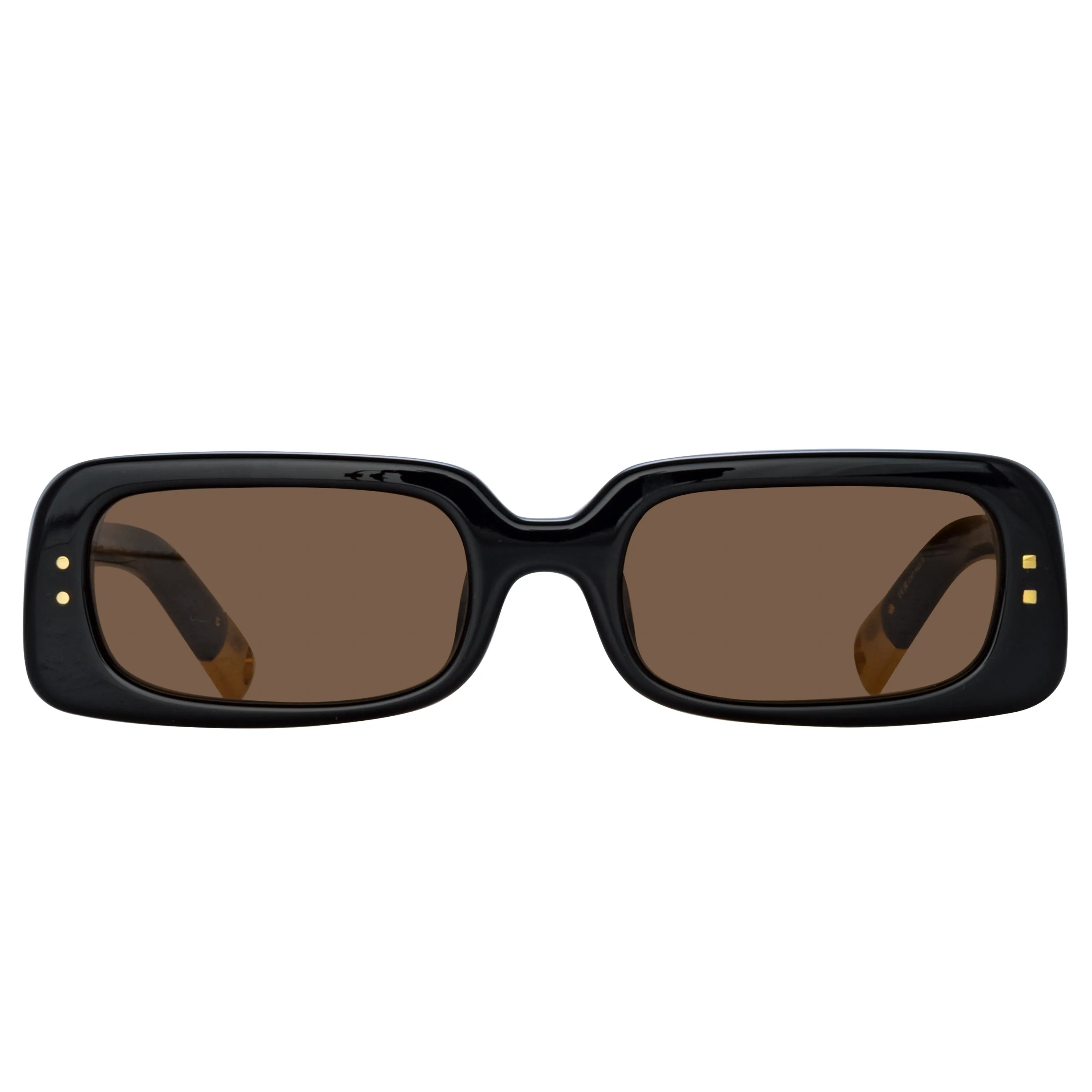 Azzurro Rectangular Sunglasses in Black by Jacquemus sold by Linda Farrow product image thumbnail 2