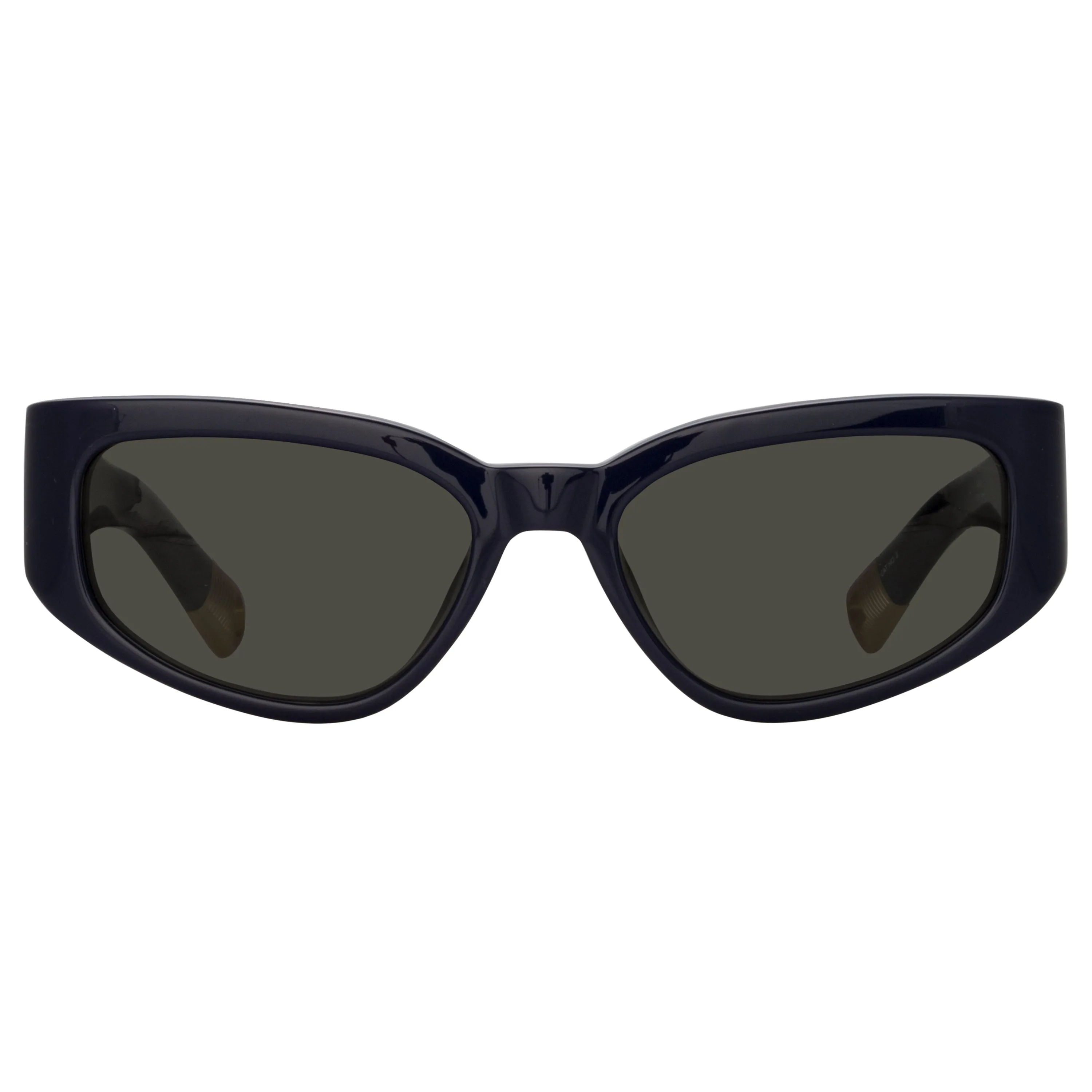 Gala Cat Eye Sunglasses in Navy by Jacquemus sold by Linda Farrow product image thumbnail 2