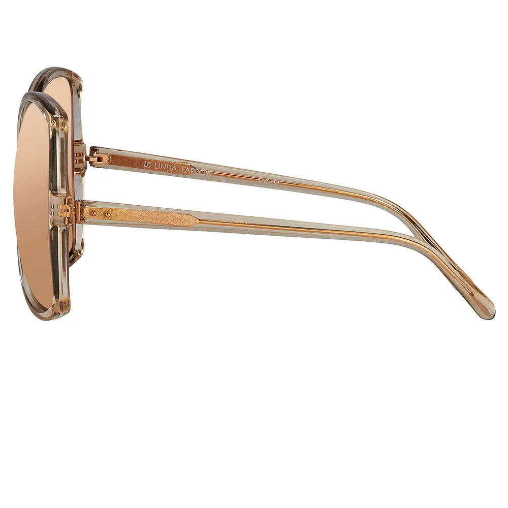 Linda Farrow 514 C4 Oversized Sunglasses sold by Linda Farrow product image thumbnail 3