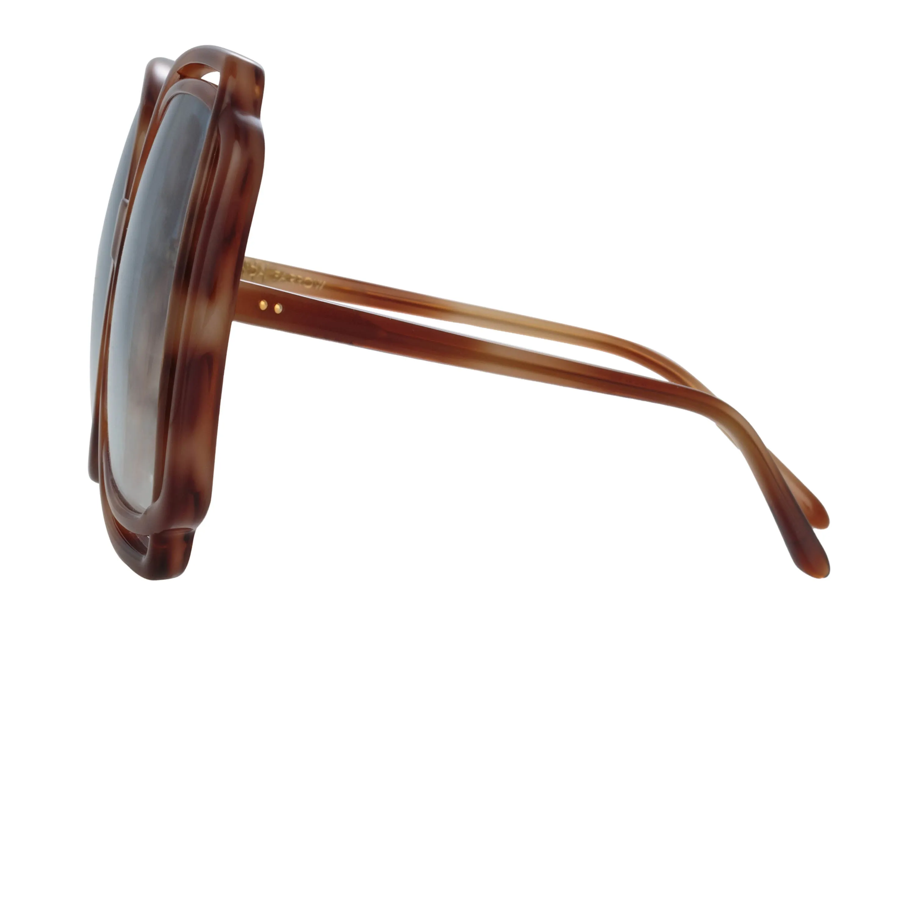 Valentina Squared Sunglasses in Horn sold by Linda Farrow product image thumbnail 3