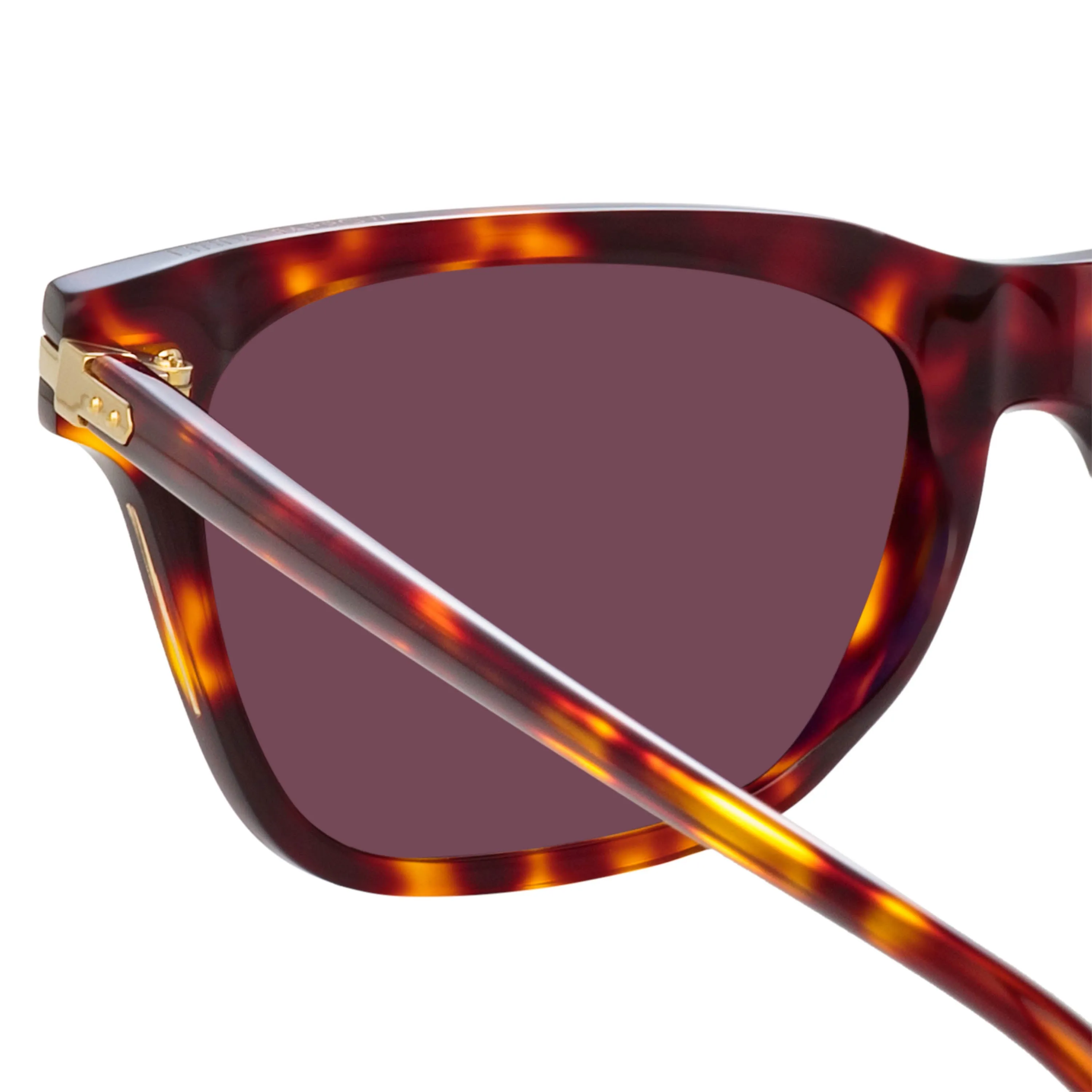 Mae A Cat Eye Sunglasses in Tortoiseshell sold by Linda Farrow product image thumbnail 3