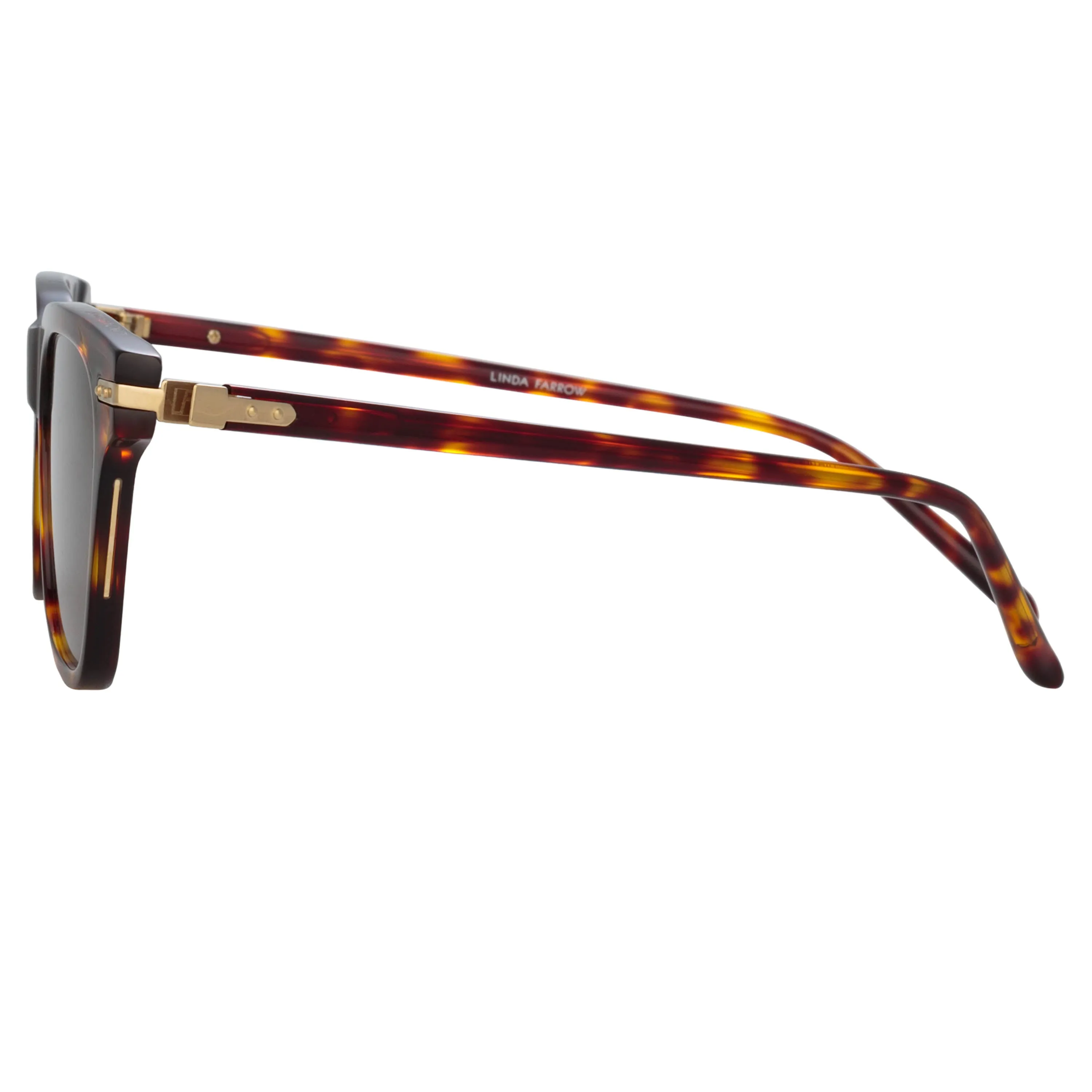 Mae A Cat Eye Sunglasses in Tortoiseshell sold by Linda Farrow product image thumbnail 4