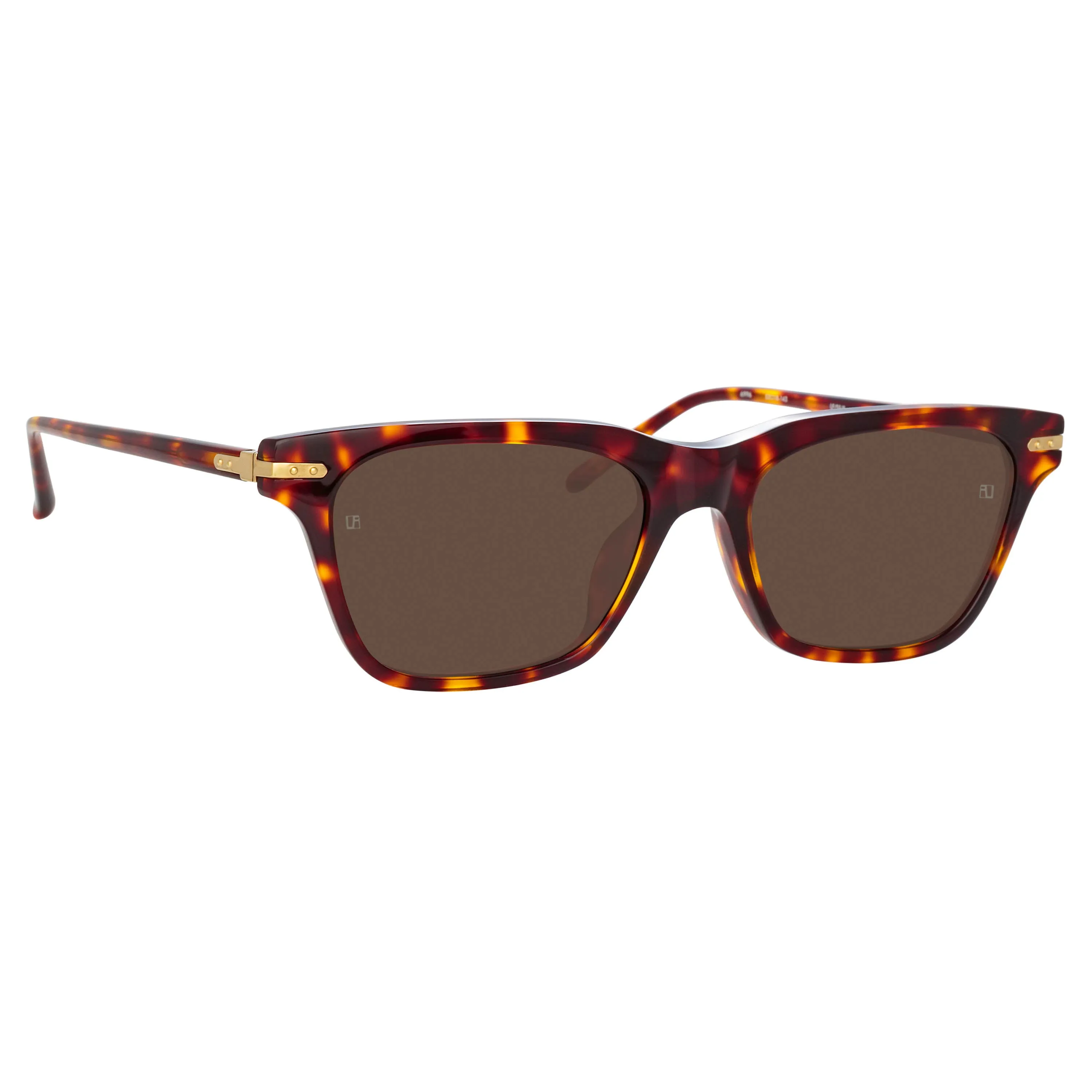 Mae A Cat Eye Sunglasses in Tortoiseshell sold by Linda Farrow product image thumbnail 2