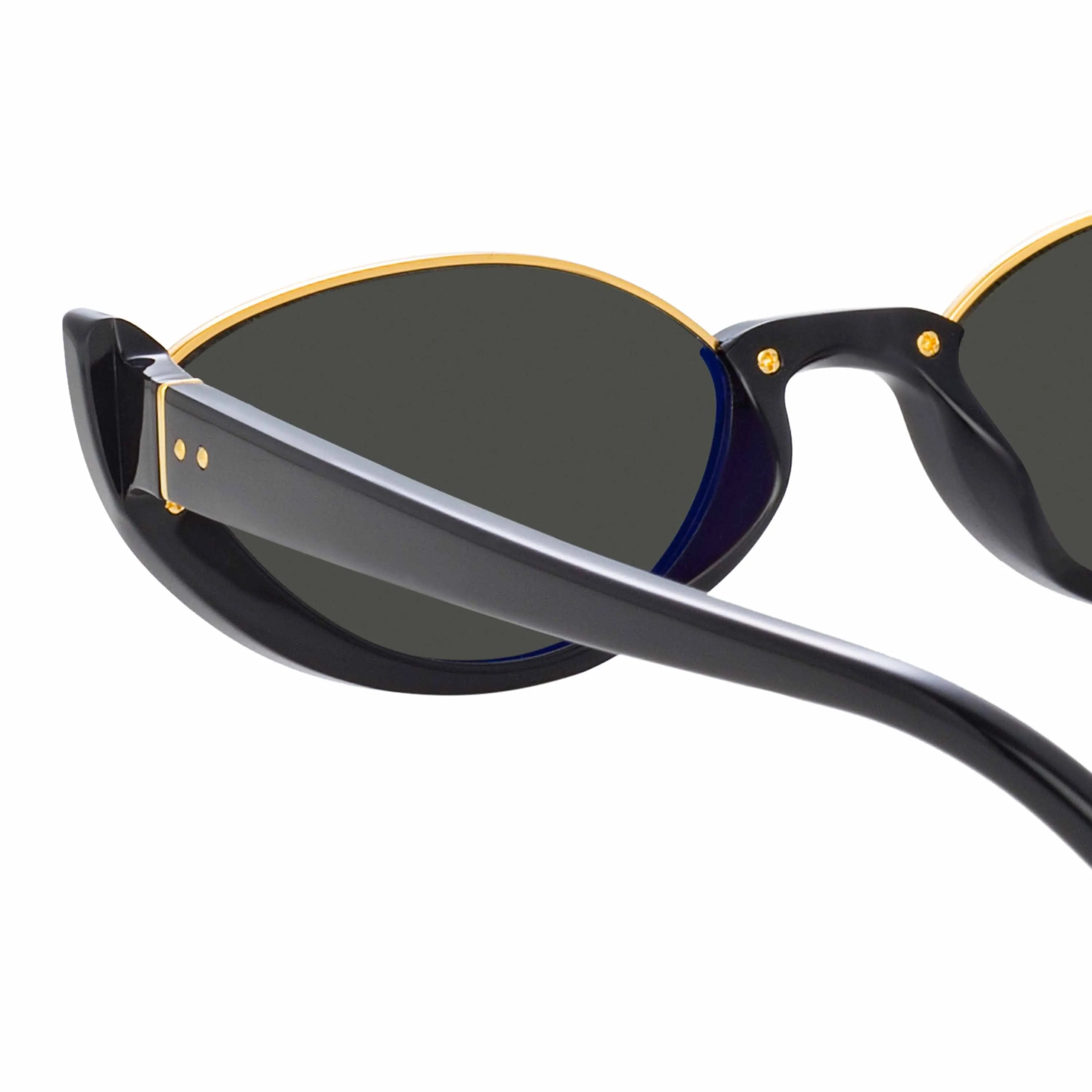 Robyn Cat Eye Sunglasses in Black sold by Linda Farrow product image thumbnail 4