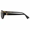 Robyn Cat Eye Sunglasses in Black sold by Linda Farrow