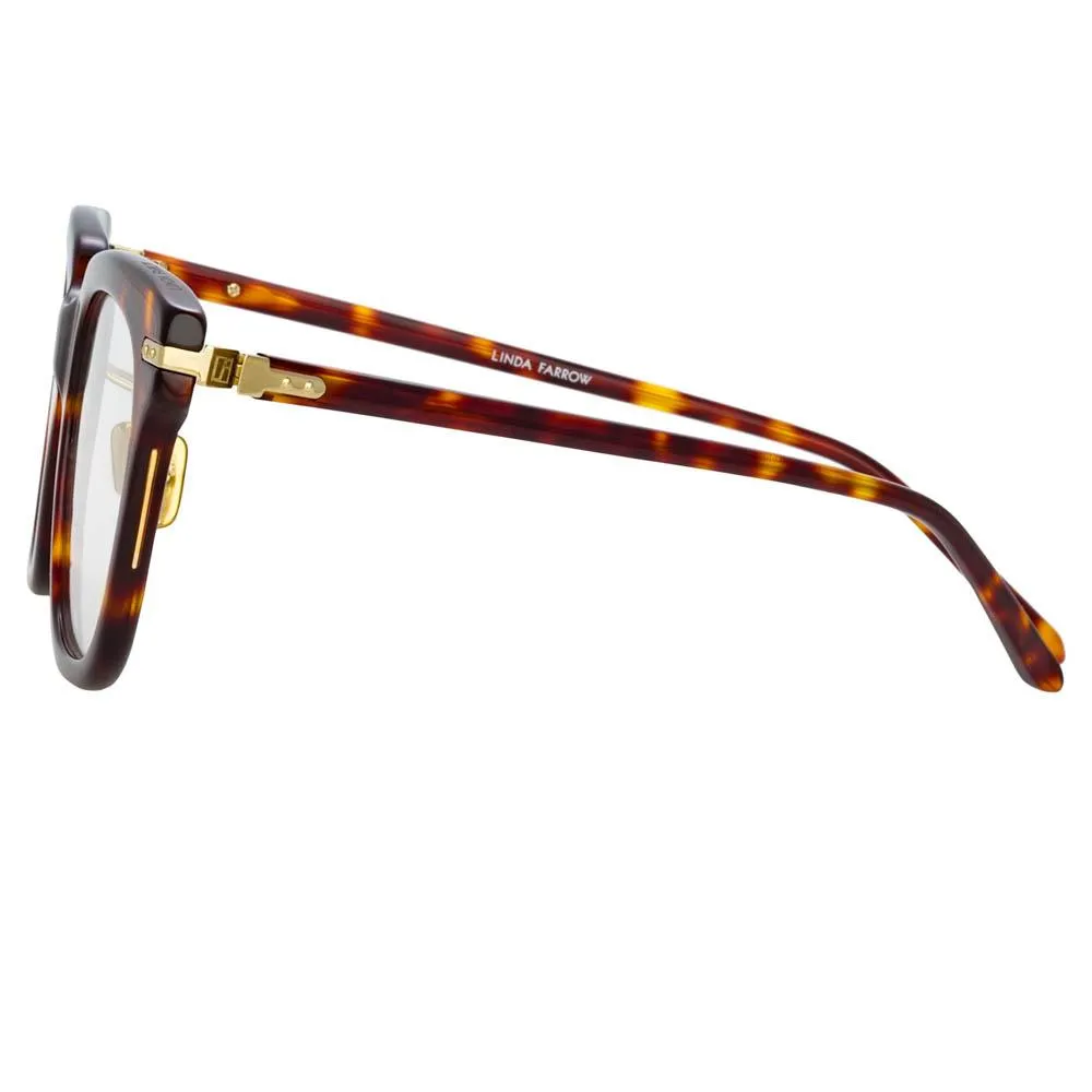 Empire Optical D-Frame in Tortoiseshell (Men's) sold by Linda Farrow product image thumbnail 5