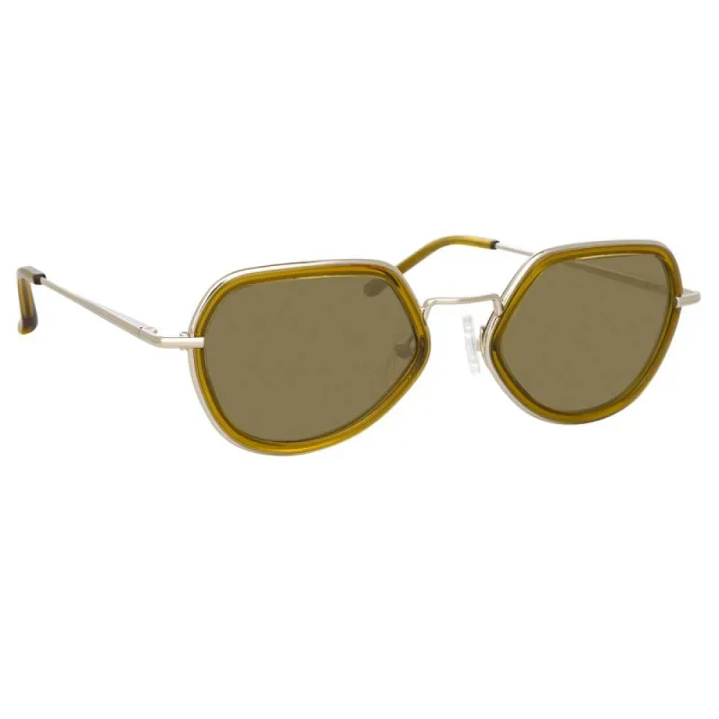 Dries Van Noten 186 C6 Angular Sunglasses sold by Linda Farrow