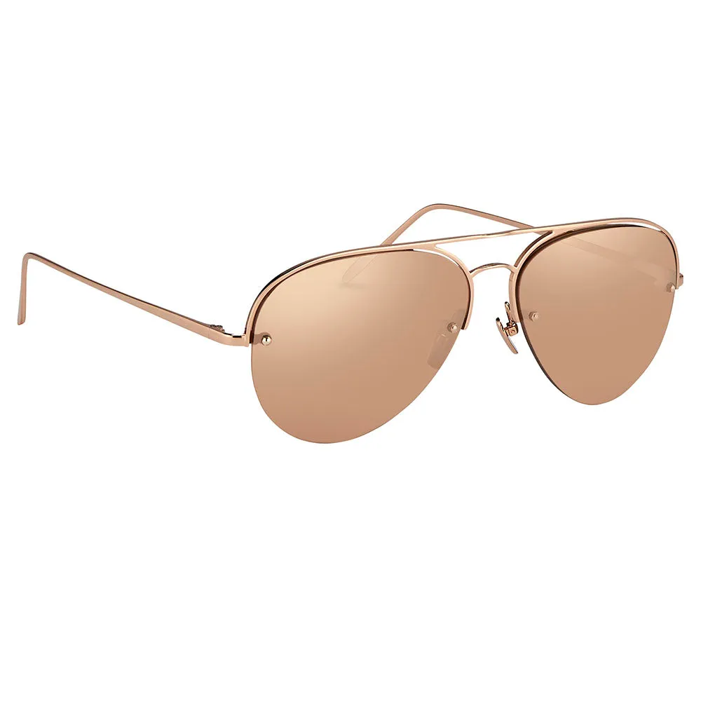 Linda Farrow 543 C3 Aviator Sunglasses sold by Linda Farrow product image thumbnail 2
